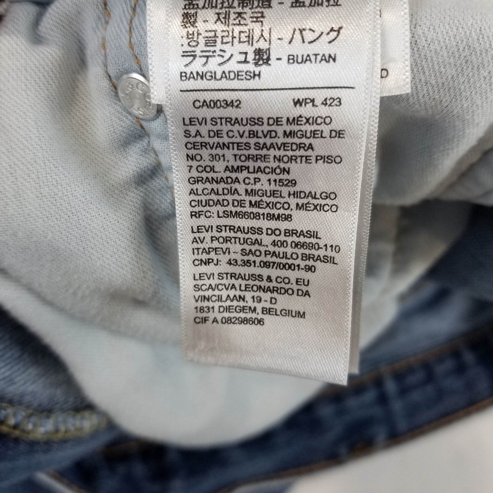 Levi's Levis 550 Jeans Mens 38x30 Blue Relaxed Fit Tapered Leg Size US 38 / EU 54 - 8 Thumbnail