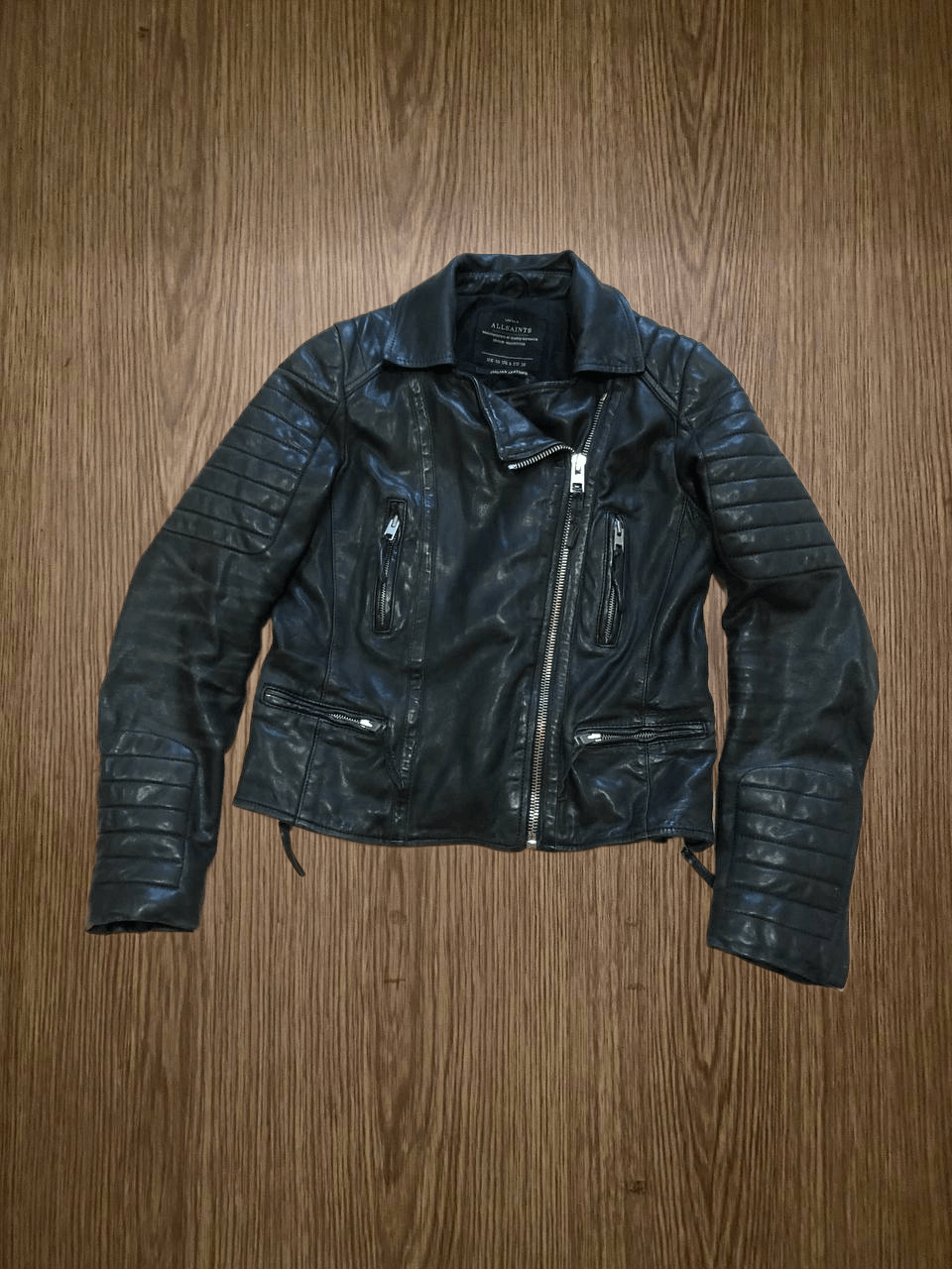 Allsaints Allsaints Leather Biker Jacket Size L / US 10 / IT 46 - 1 Thumbnail