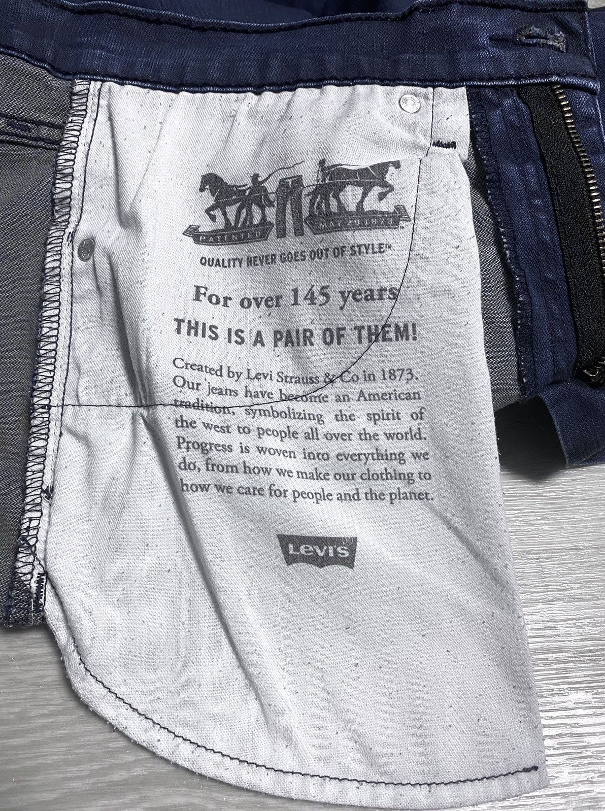 Levi's Levi’s 511 Waterless Blue Slim Fit Classic Jeans Denim Size US 32 / EU 48 - 16 Thumbnail