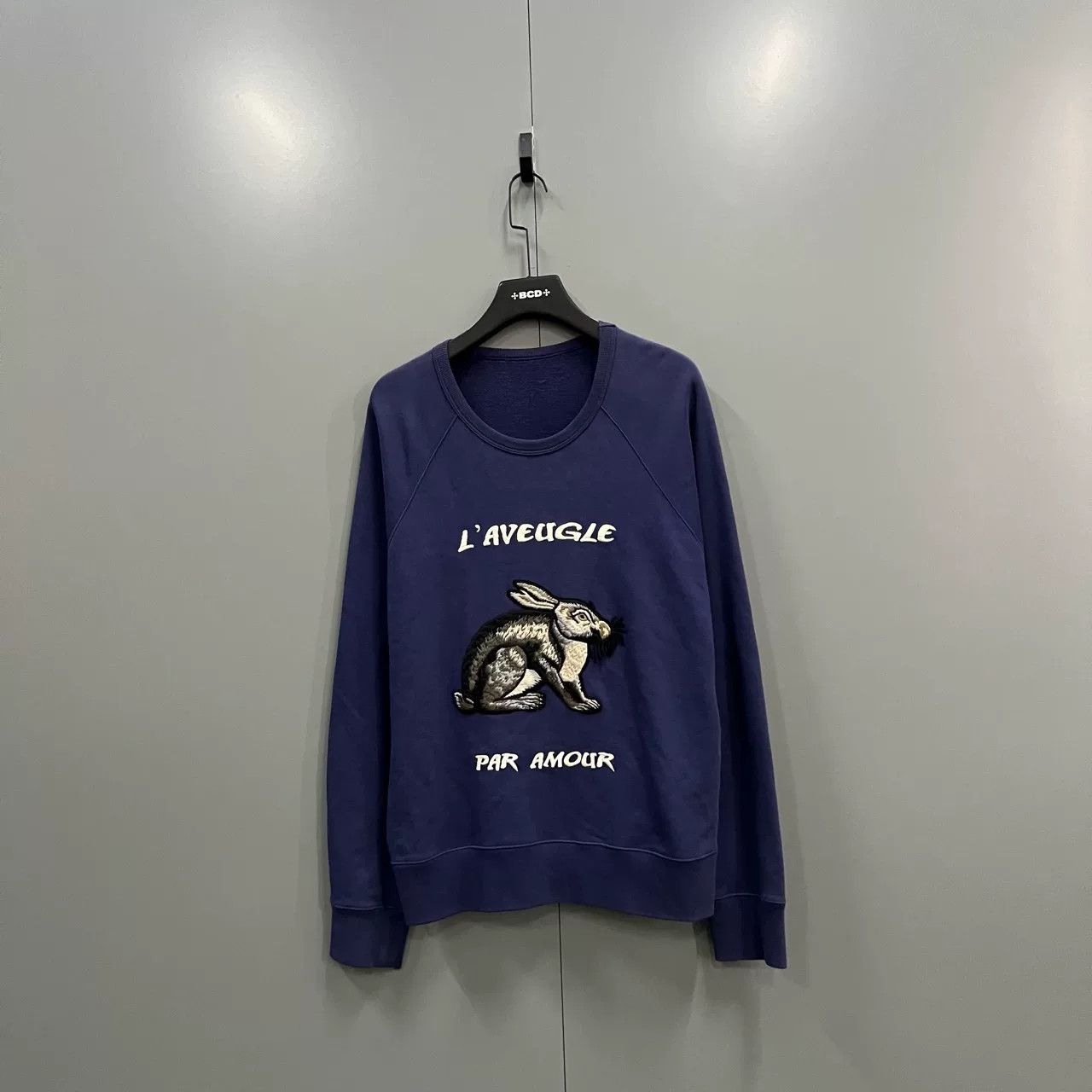 Gucci gucci rabbit logo embroidered sweatshirt size M Size US M / EU 48-50 / 2 - 1 Thumbnail