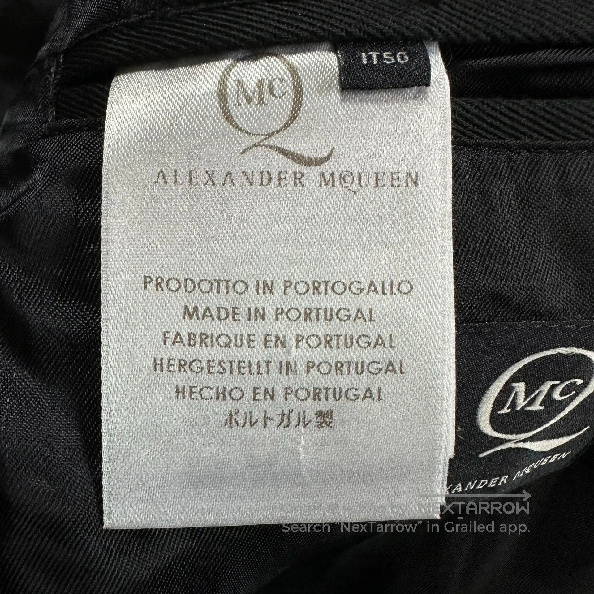 Alexander McQueen alexander mcqueen black paneled blazer jacket. Size US L / EU 52-54 / 3 - 7 Thumbnail