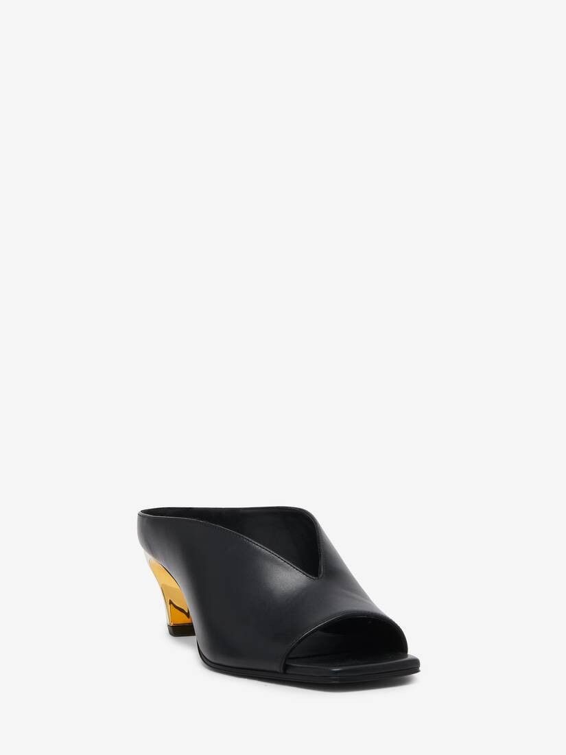 Alexander McQueen o1w1db10925 Armadillo Mule in Black Size US 6 / IT 36 - 2 Thumbnail