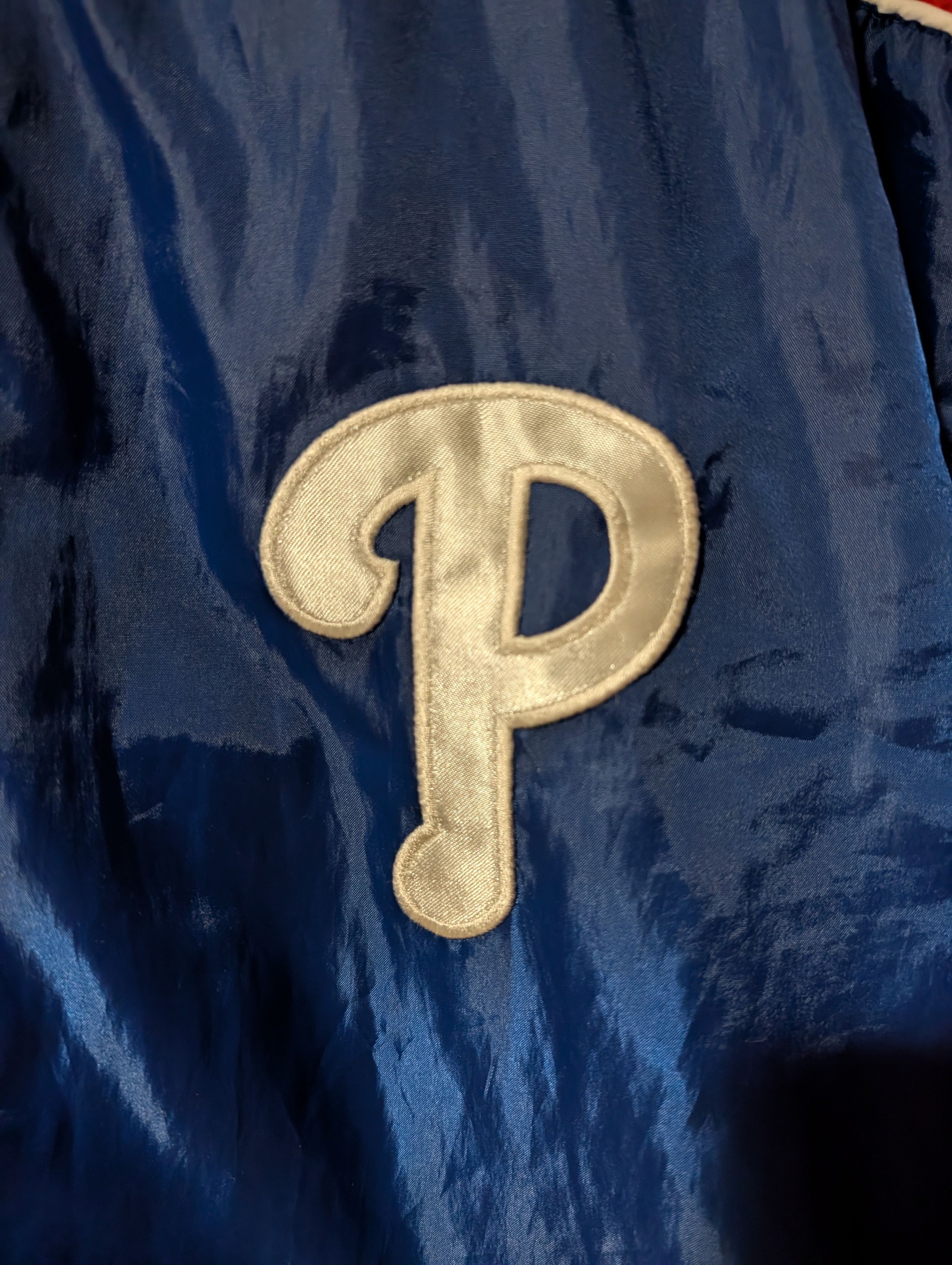MLB Vintage Y2K Phillies MLB Genuine Lightweight Windbreaker Size US XL / EU 56 / 4 - 2 Thumbnail
