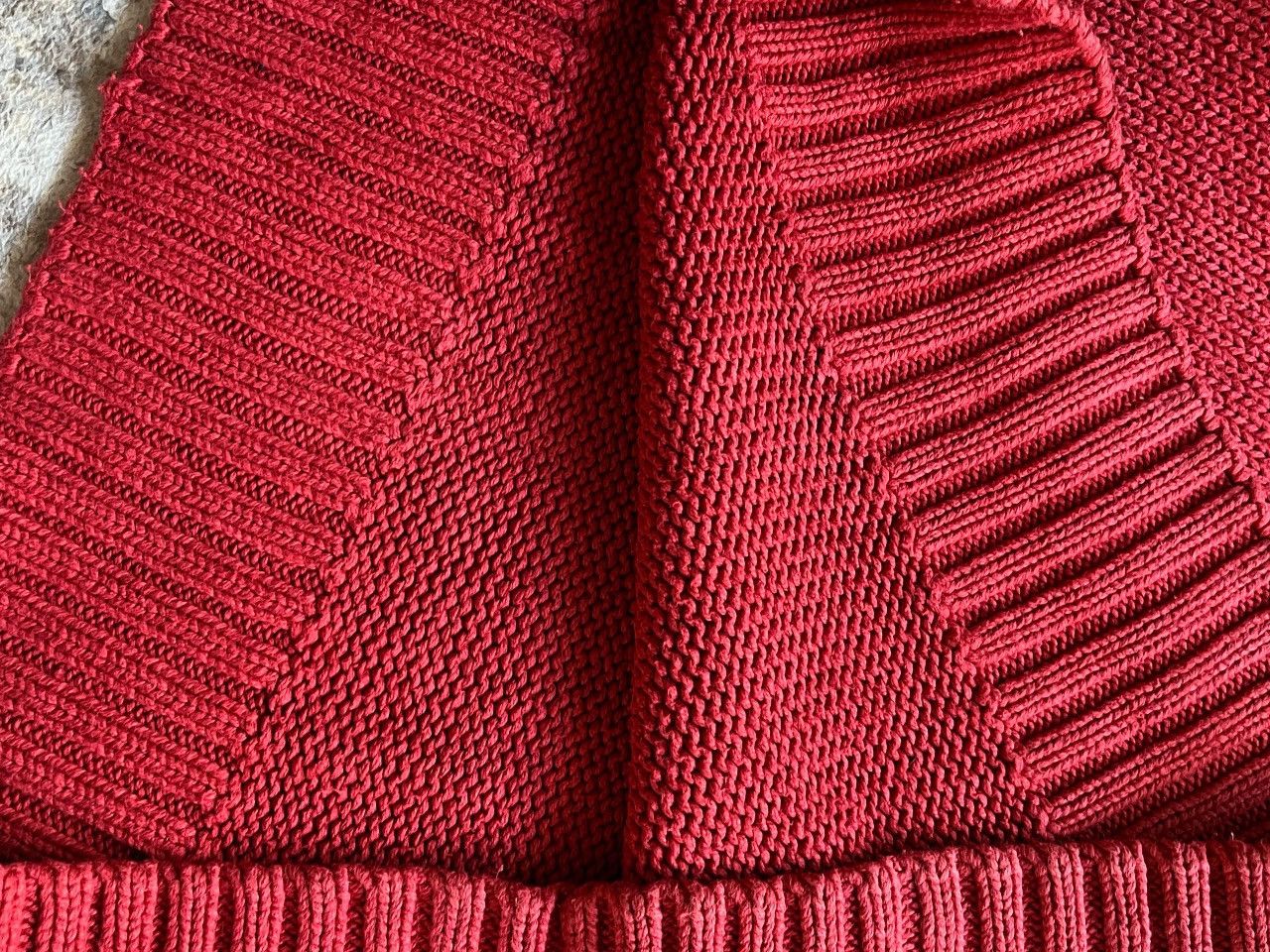 Polo Ralph Lauren OG Polo Ralph Lauren Vintage Blank Red Sweater Vintage 90s Size US XL / EU 56 / 4 - 5 Thumbnail