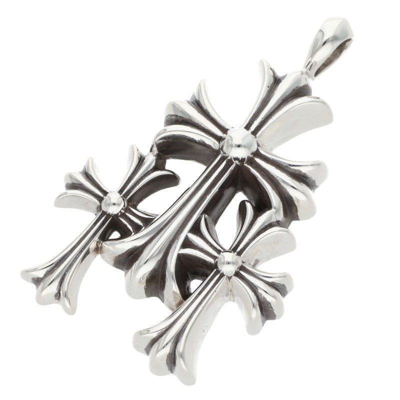 Chrome Hearts CH Small Cross with Bale in .925 | Grailed