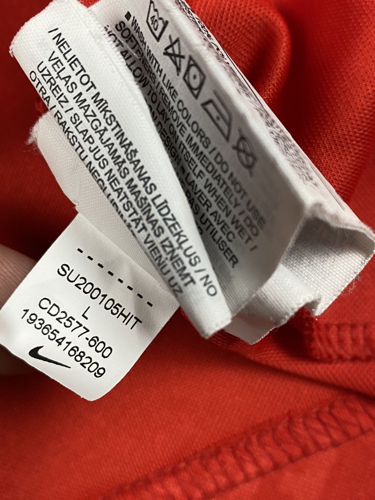 Nike Nike England National Team 2020 / 2021 Soccer Jersey Size US L / EU 52-54 / 3 - 11 Thumbnail