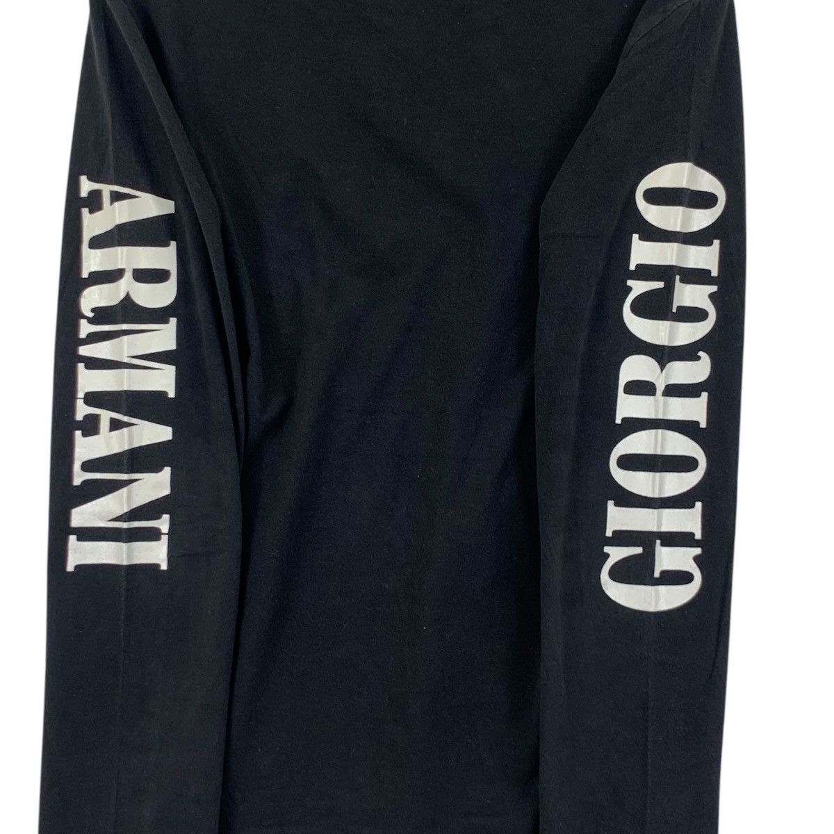 Emporio Armani Vintage EMPORIO ARMANI GIORGIO Stock Logo Tee Shirt Size XL / US 12-14 / IT 48-50 - 5 Thumbnail