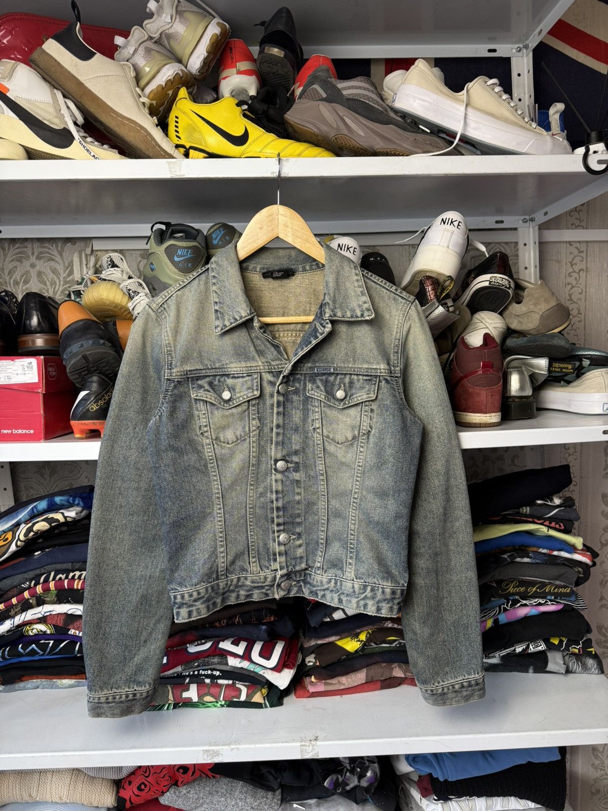 Diesel Vintage Women’s Diesel Denim Jacket Y2K Fabed Size M / US 6-8 / IT 42-44 - 1 Thumbnail