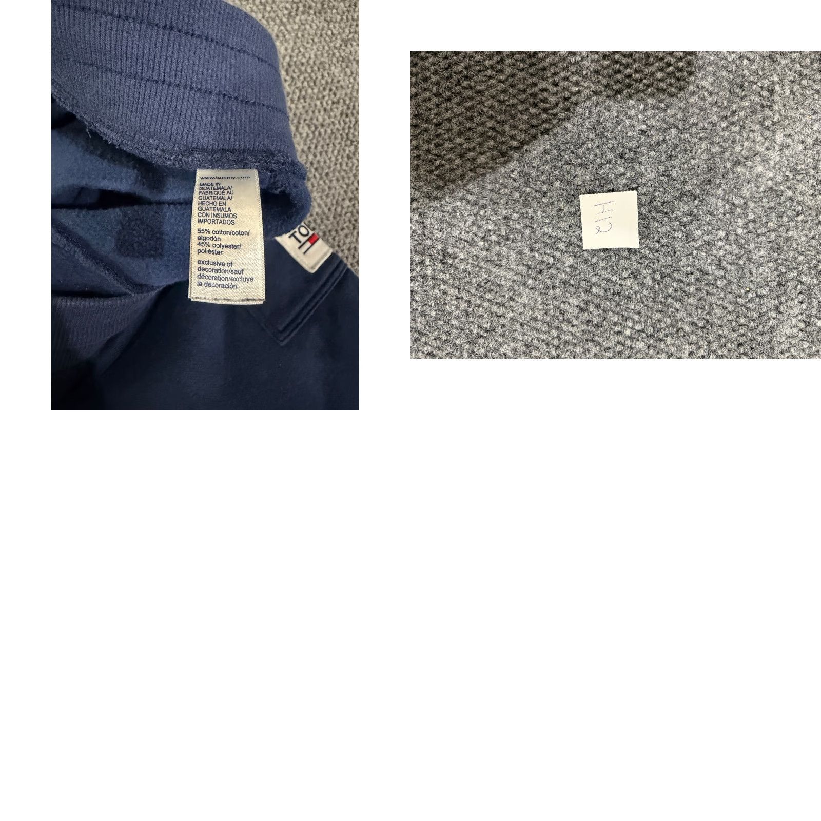 Tommy Hilfiger Tommy Hilfiger Sweatpants Mens 3XL Blue Navy Drawstring Fleece Classic Straight Leg Pants Casual Activewear Workout Mens Size US 39 - 8 Thumbnail