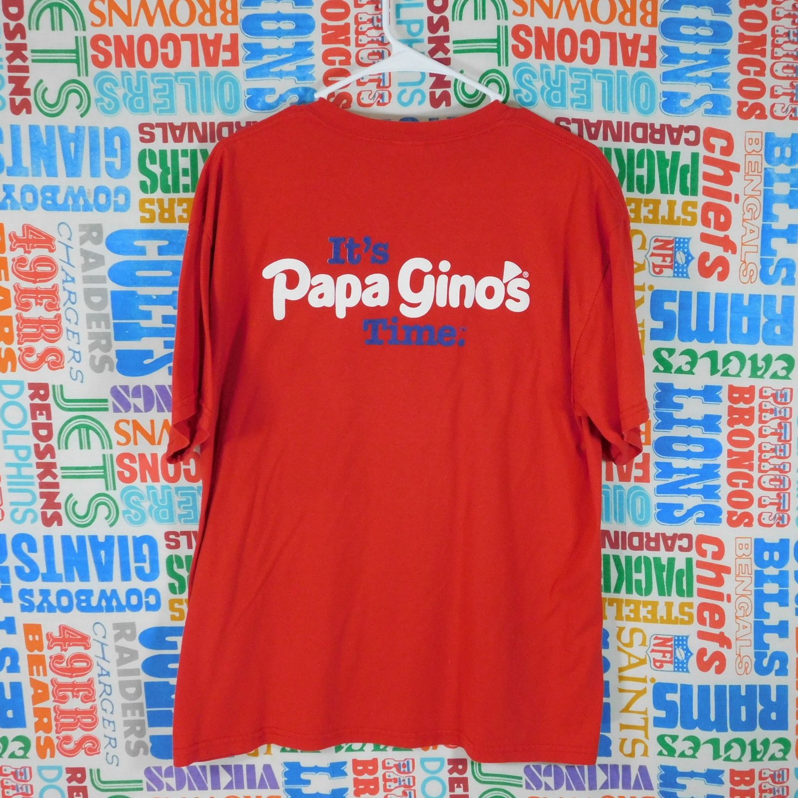 Gildan Boston Red Sox Its Papa Ginos Time Tee Size L Double Sided Size US L / EU 52-54 / 3 - 7 Thumbnail