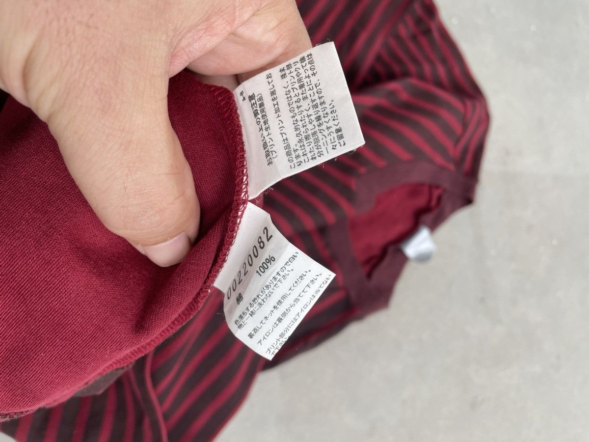 ABAHOUSE × Japanese Brand ABAHOUSE STRIPES V NECK LONG SLEEVE TEE Size US M / EU 48-50 / 2 - 5 Thumbnail