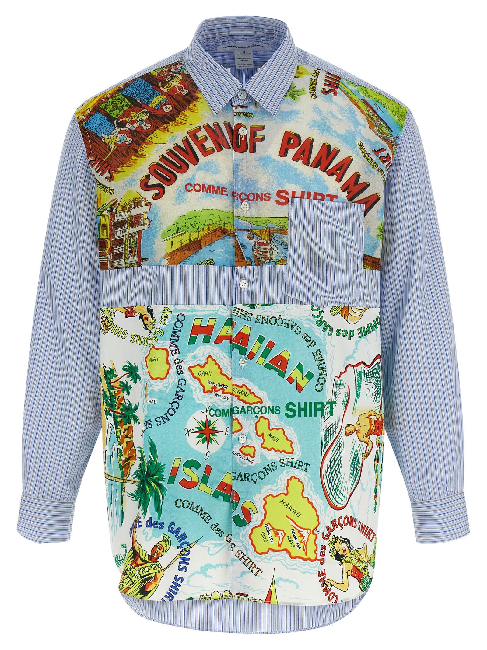 Comme des Garcons SHIRT Patterned Inserts Shirt Size US XL / EU 56 / 4 - 1 Thumbnail