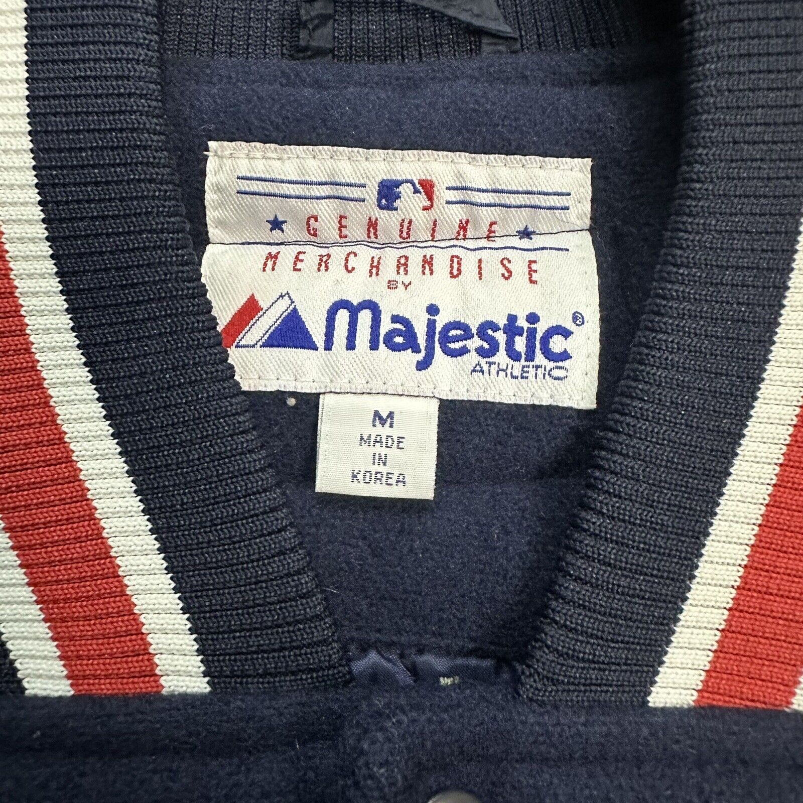 MLB × Majestic × Vintage Vintage 2000 Majestic New York Yankees MLB Varsity Jacket Size US M / EU 48-50 / 2 - 6 Thumbnail
