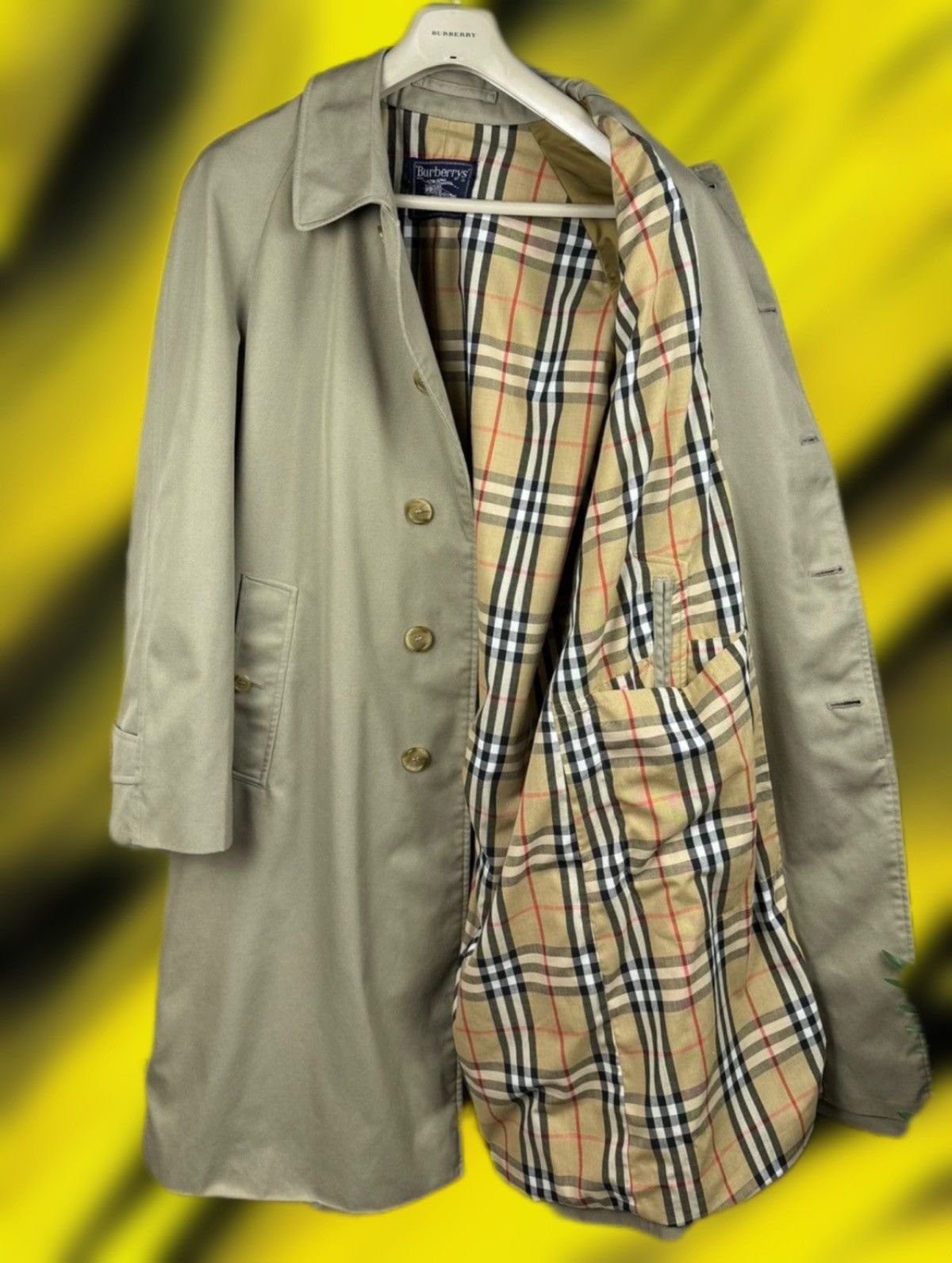TRENCH BURBERRYS RARE VINTAGE SIZE 50 MADE IN ENGLAND 🏴󠁧󠁢󠁥󠁮󠁧󠁿