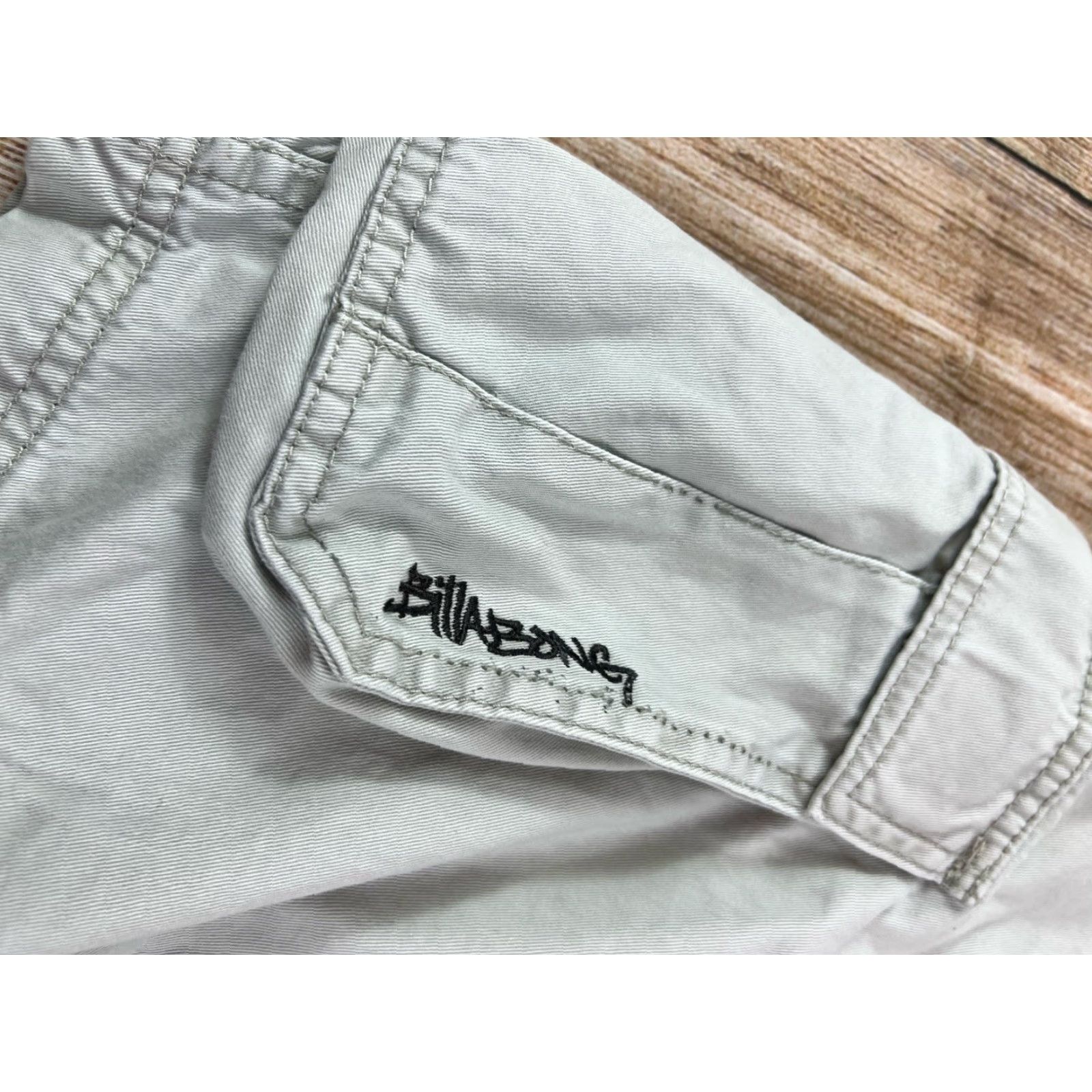Billabong VINTAGE Billabong Cargo Shorts Men Beige 36 12” Inseam Pockets 90s Utility Cotton Size US 36 / EU 52 - 4 Thumbnail