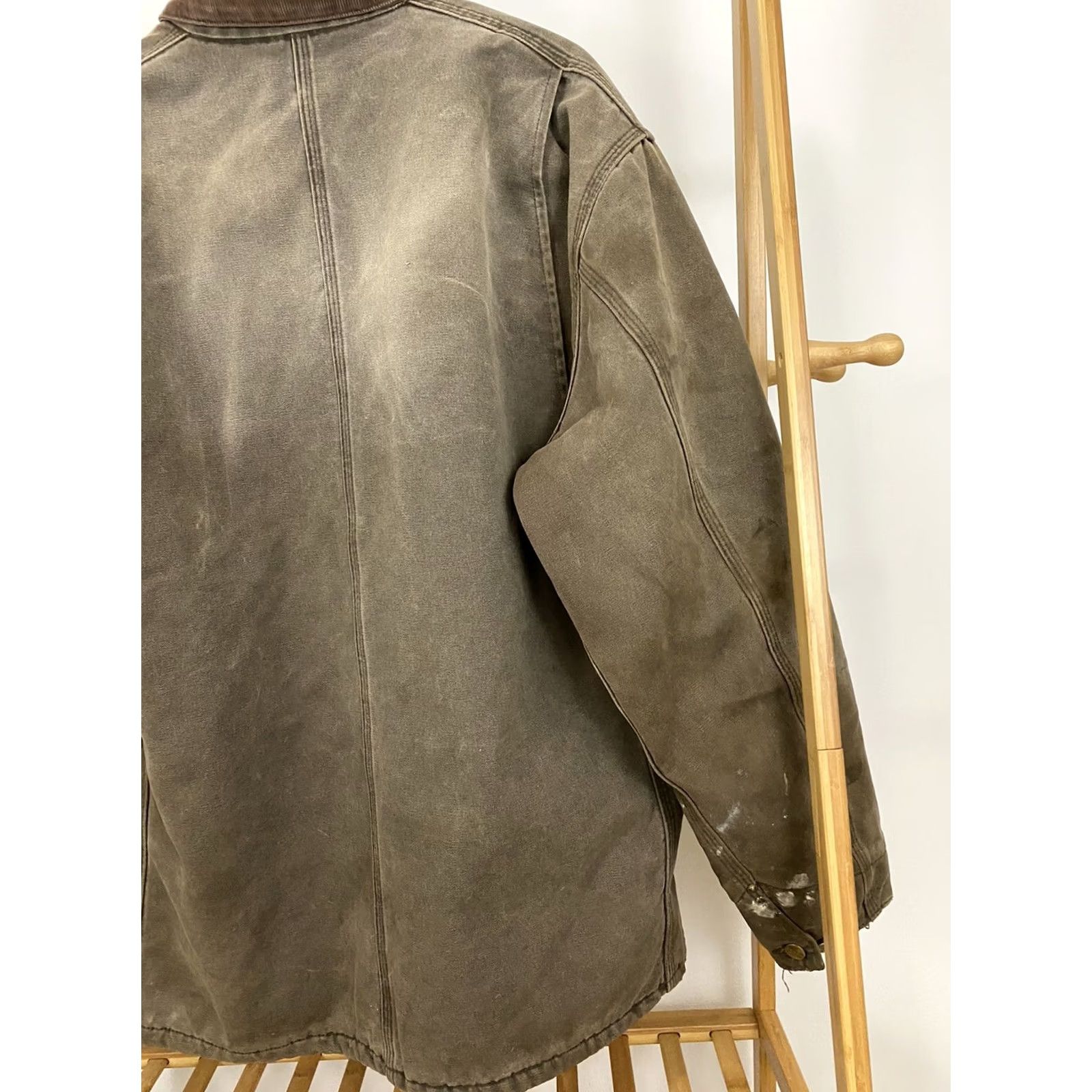 Carhartt VTG Carhartt Barn Jacket Chore Canvas Lined Brown XL Tall Men Shirt Jacket Size US XL / EU 56 / 4 - 7 Thumbnail
