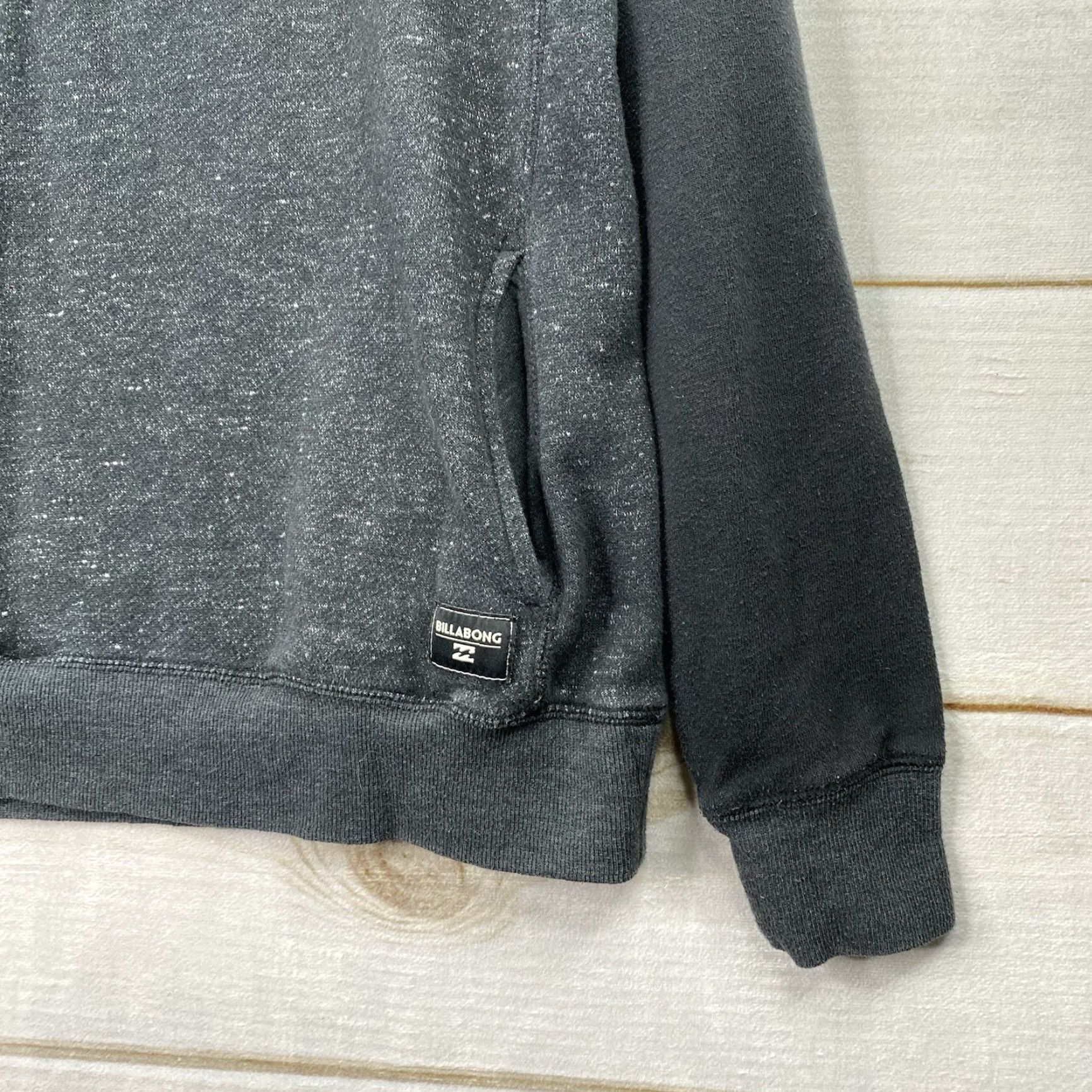 Billabong Billabong Sweatshirt Mens M Black Speckled Pullover Front Pockets Long Sleeve Size US M / EU 48-50 / 2 - 2 Thumbnail