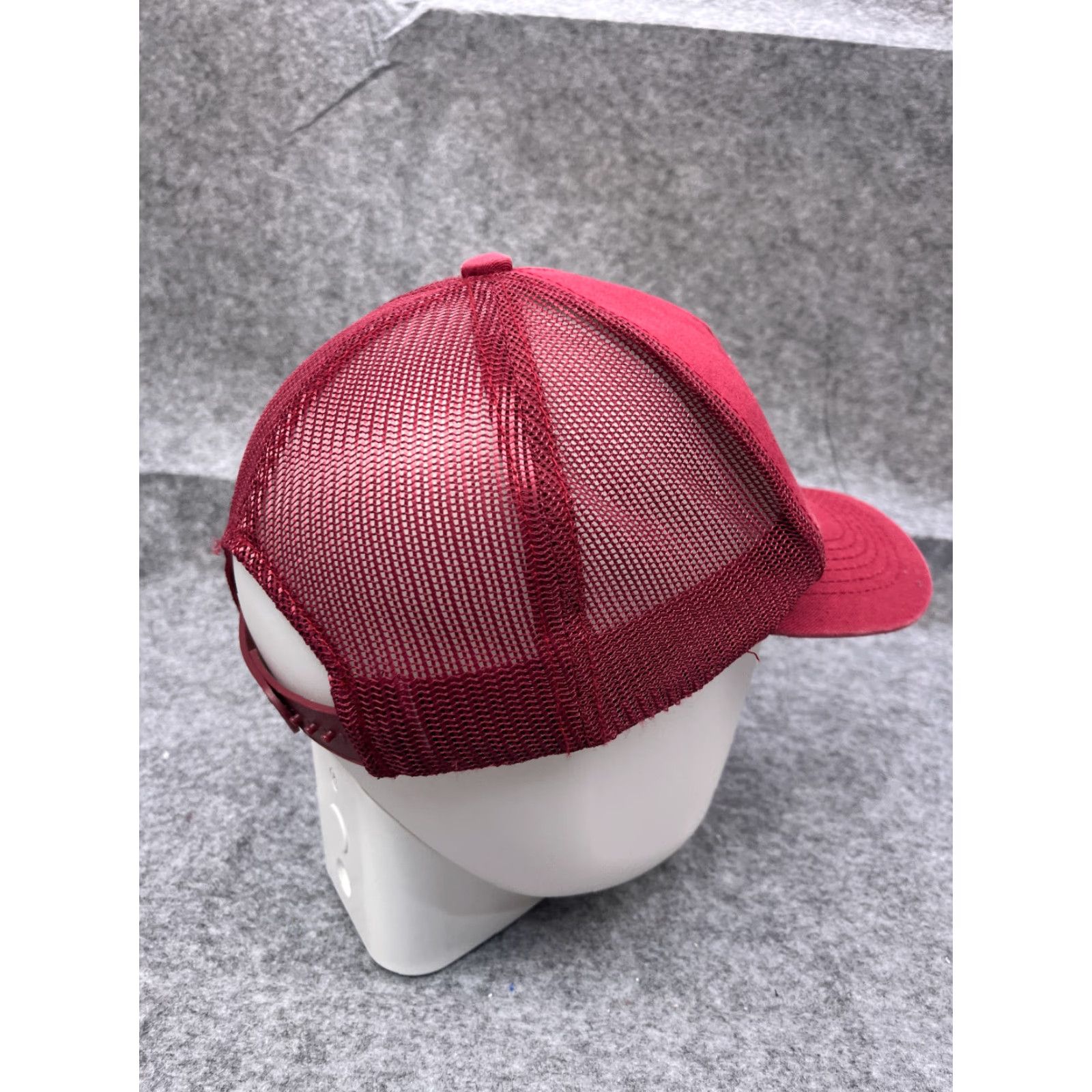 Bass Pro Shops Bass Pro Shops Hat Cap Snap Back Adult Red Cotton Trucker Hat Adjustable Men Fish Logo Twill Pattern Solid Size ONE SIZE - 7 Thumbnail