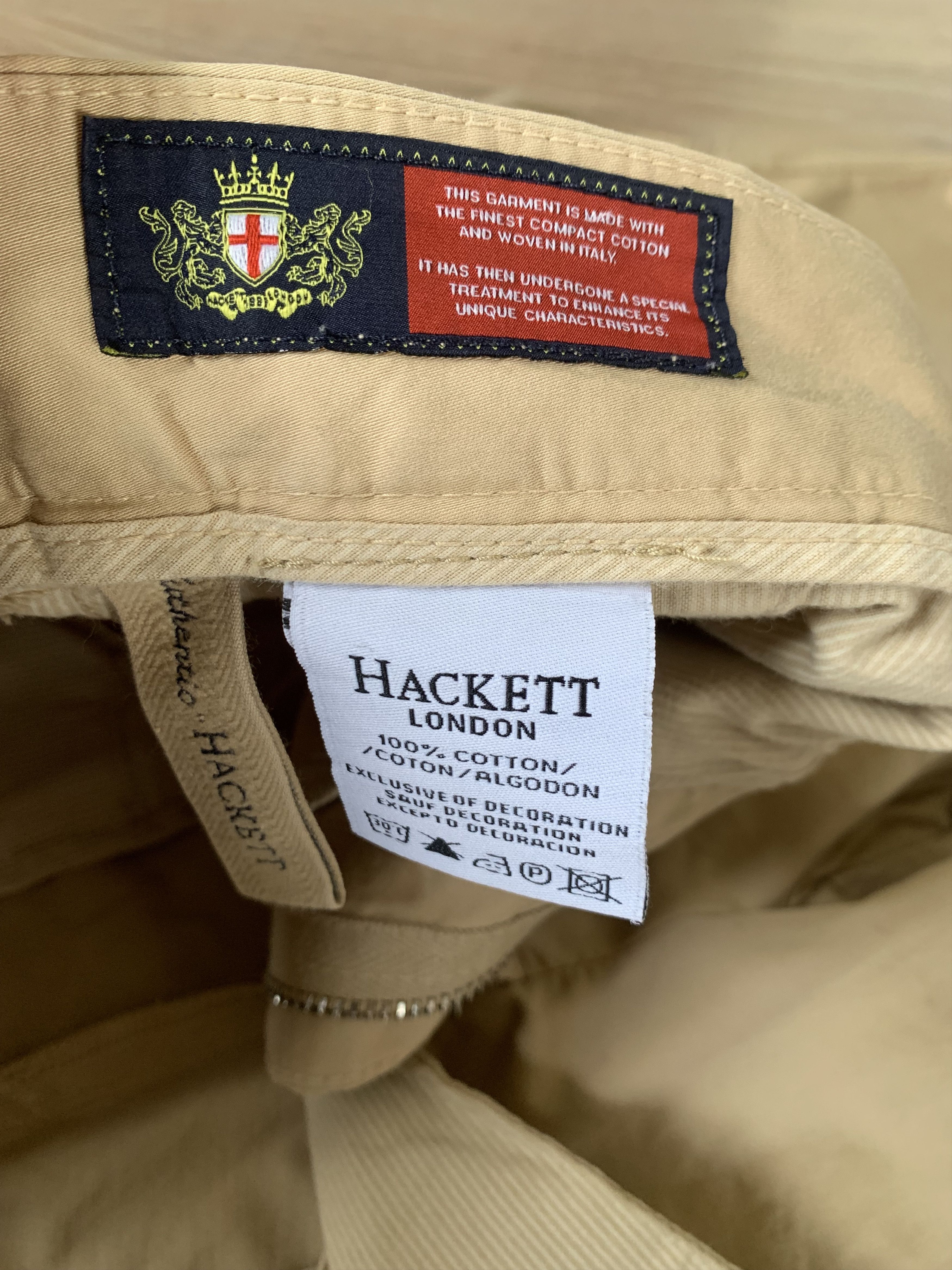 Designer × Hackett Hackett London Men's Casual Cotton Pants Size US 32 / EU 48 - 8 Thumbnail