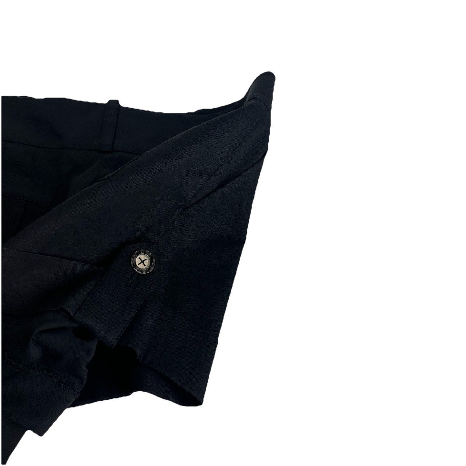 Bebe bebe black side button tab cuff shorts Size 2 Size 26" / US 2 / IT 38 - 6 Thumbnail