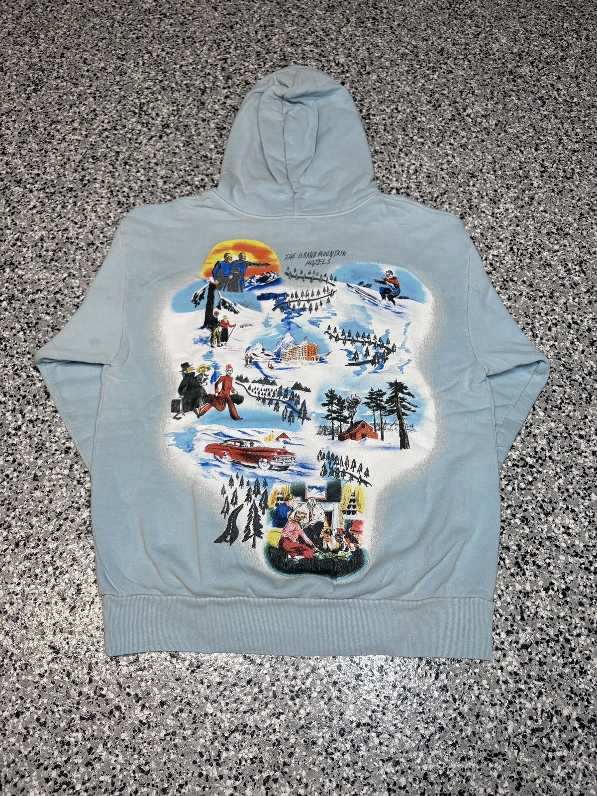 Warren Lotas 2023 Warren Lotas “The Grand Mountain Hotels” Hoodie Size M Size US M / EU 48-50 / 2 - 1 Thumbnail