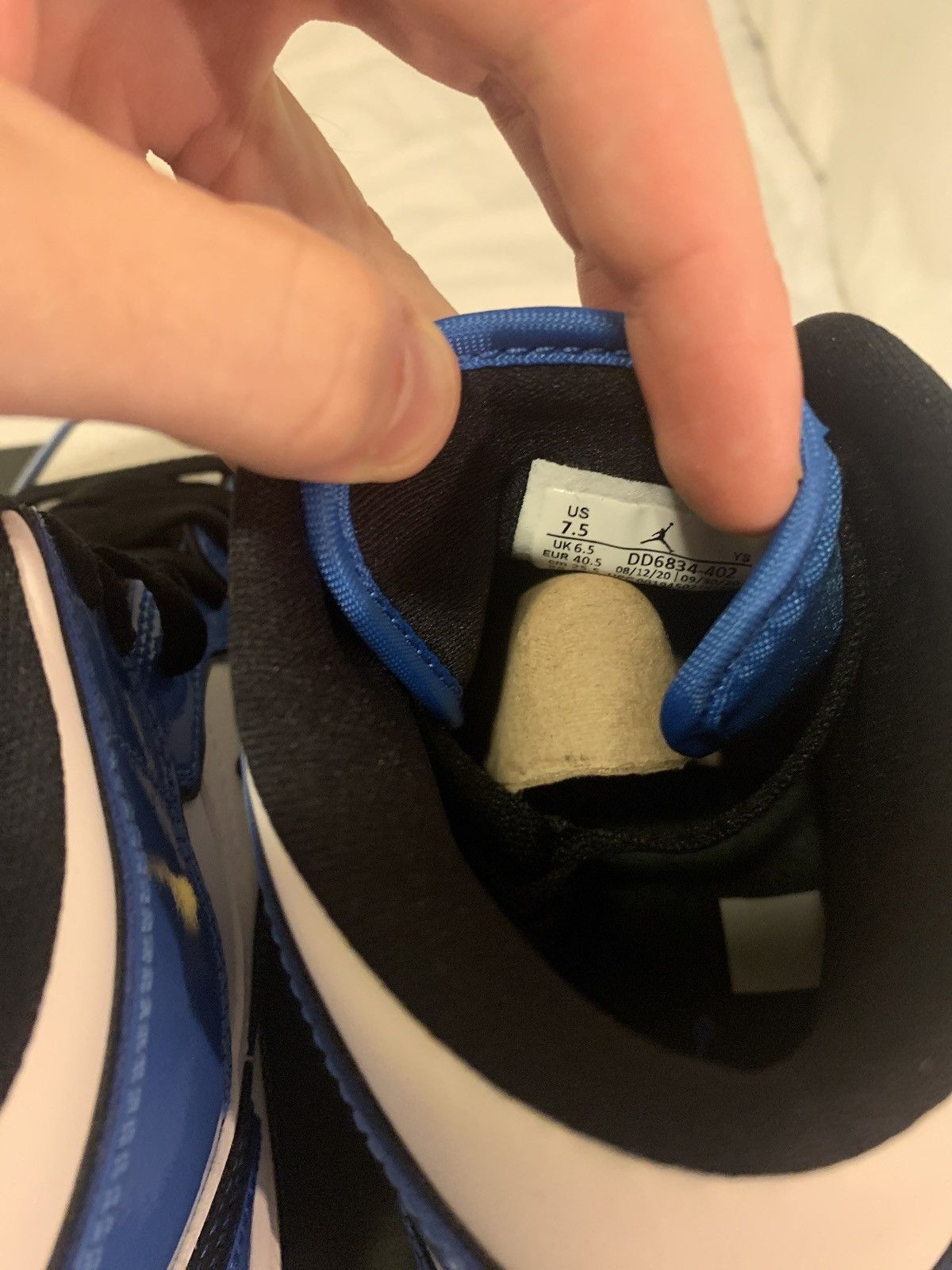 Jordan Brand Air Jordan 1 Mid SE ‘Signal Blue’ Size US 7.5 / EU 40-41 - 7 Thumbnail