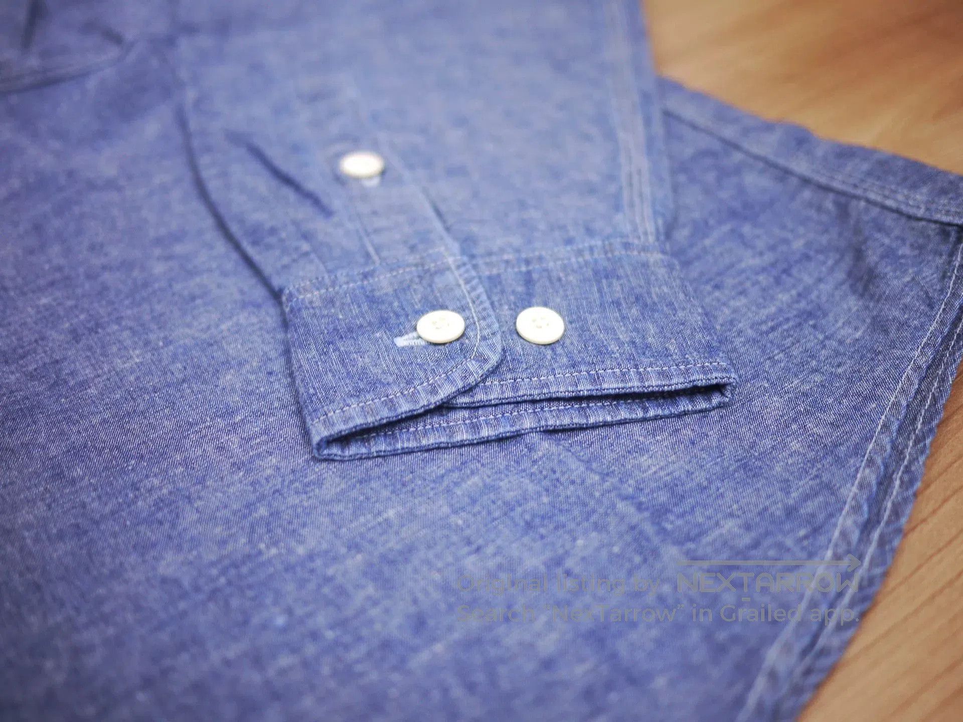 Visvim indigo visvim langer chambray shirt. Size US L / EU 52-54 / 3 - 5 Thumbnail