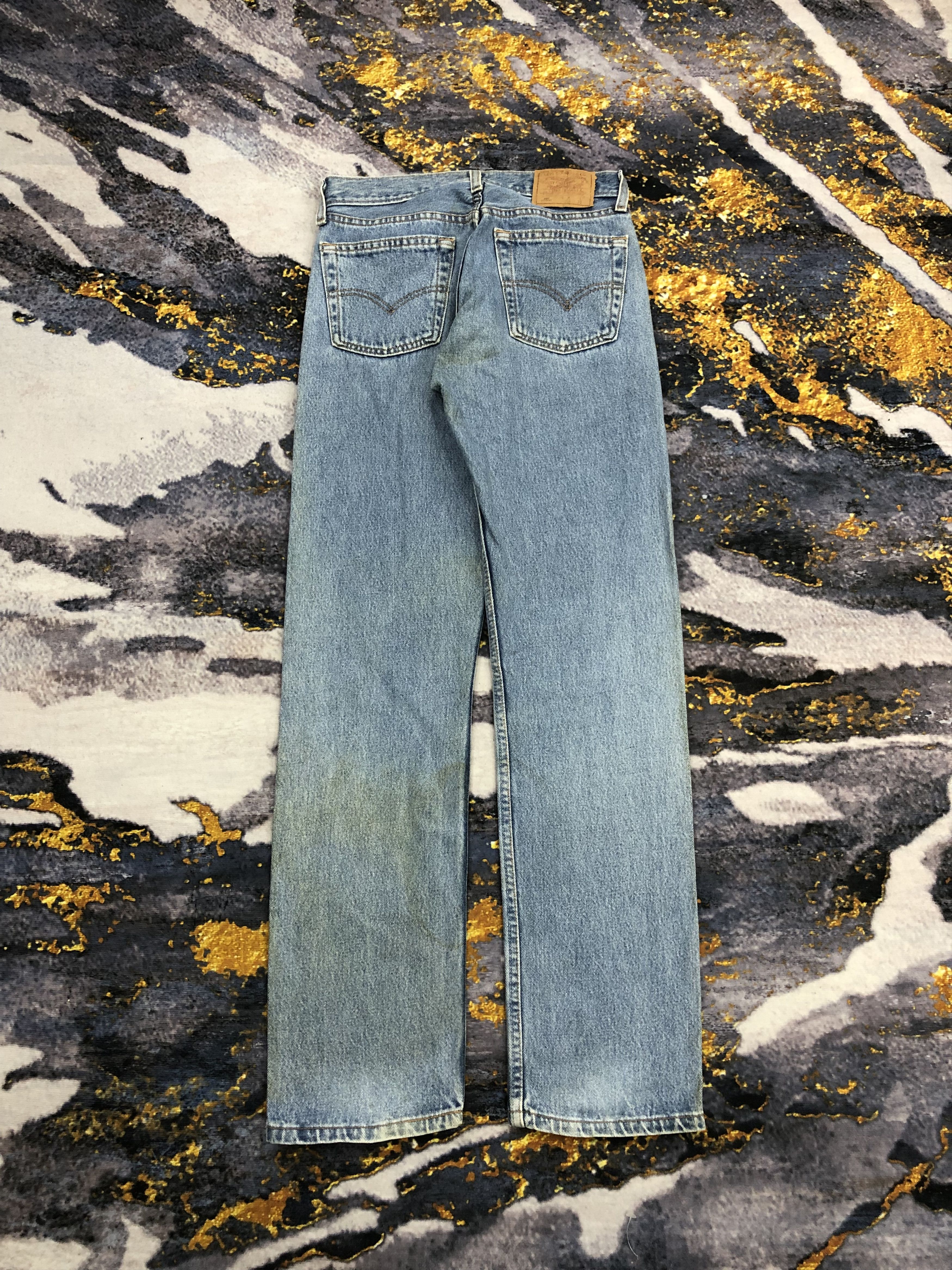 Levi's Vintage Levis 501 Student Light Blue Jeans DPP0055 Size US 28 / EU 44 - 3 Thumbnail