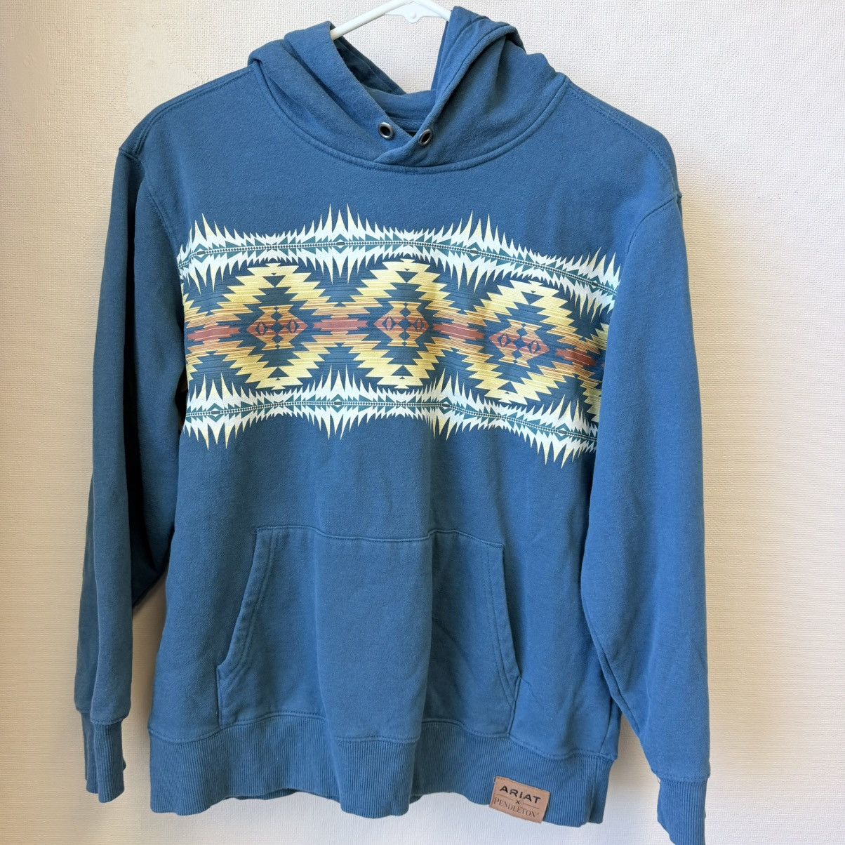 Pendleton Ariat x Pendleton Aztec Hoodie Teal Geometric Print M Size M / US 6-8 / IT 42-44 - 2 Thumbnail