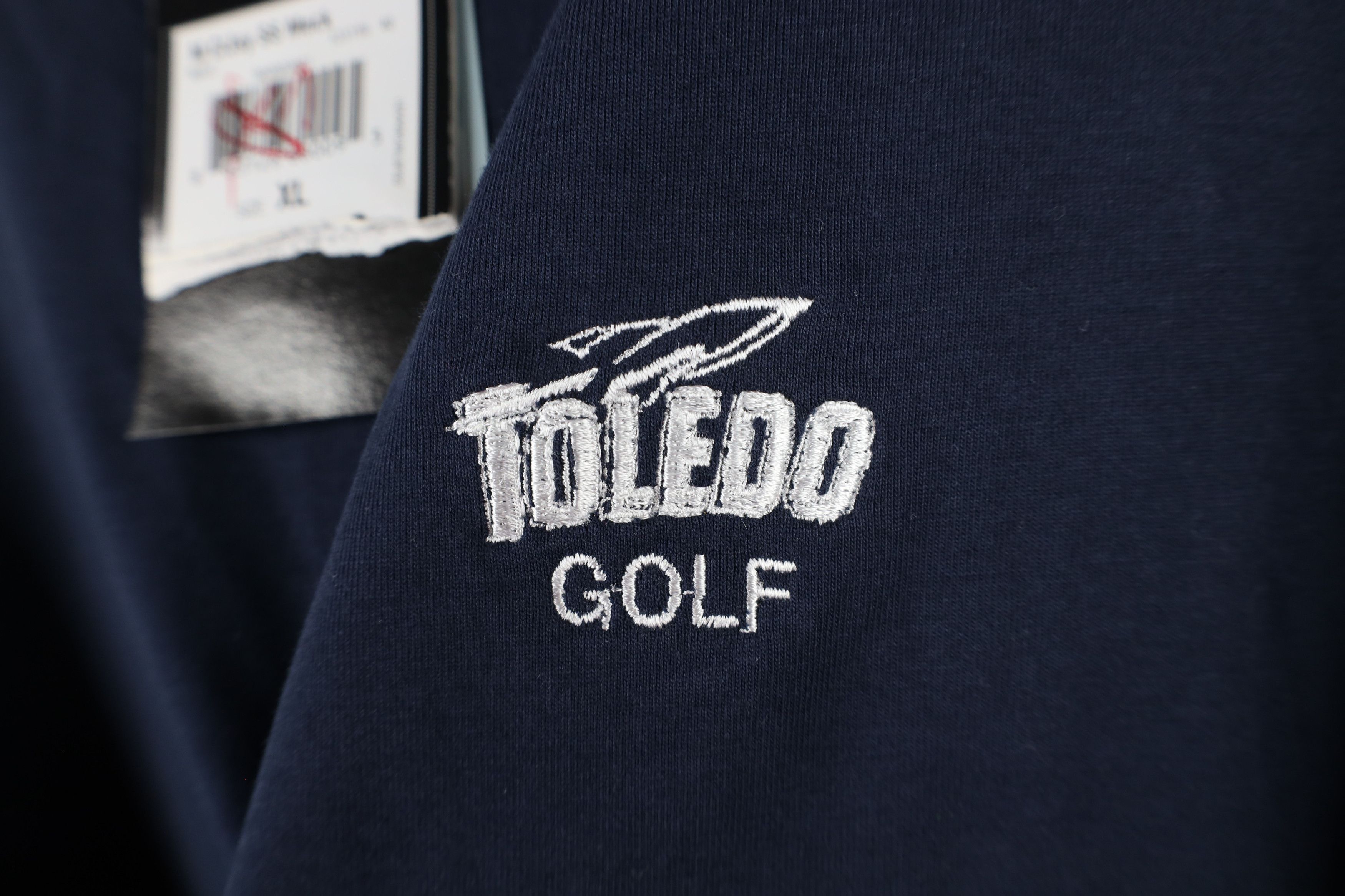 Adidas × Vintage New Adidas University of Toledo Golf Mock Neck T-Shirt Blue Size US XL / EU 56 / 4 - 5 Thumbnail
