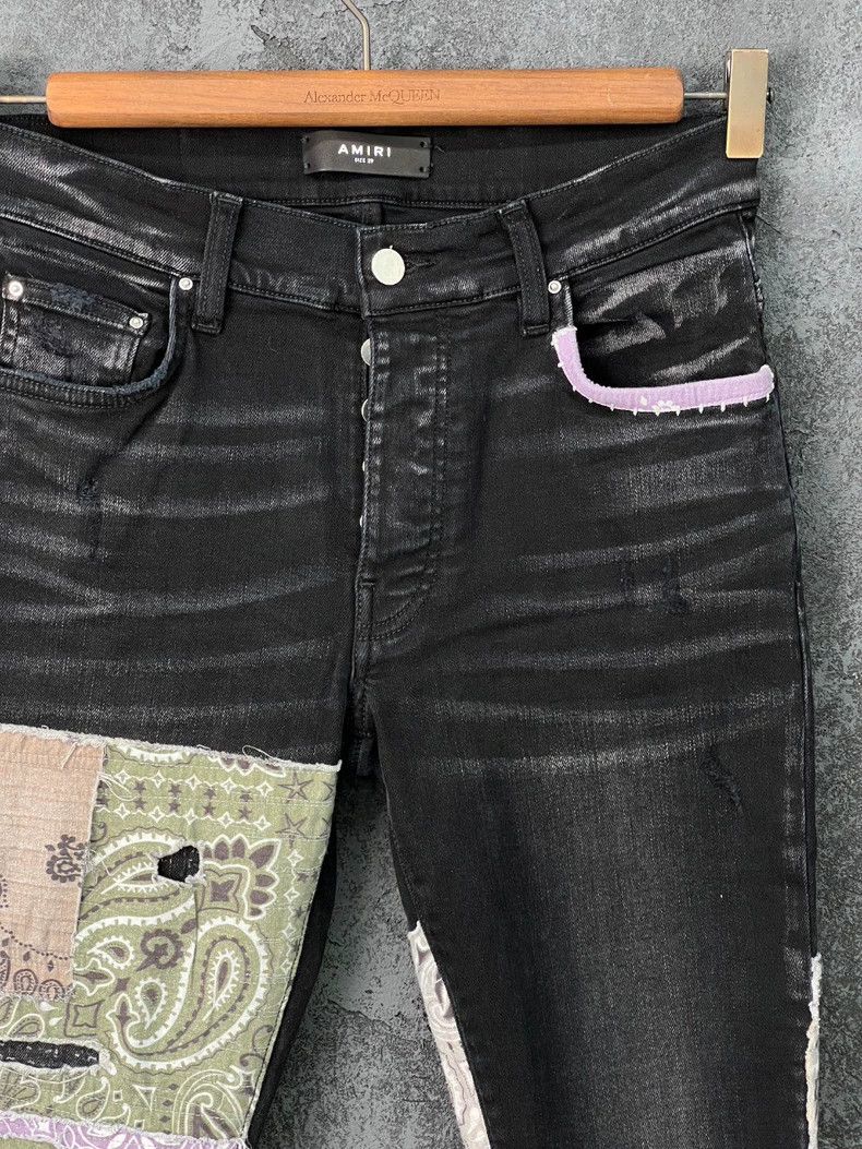 Amiri Amiri Patchwork distressed jeans Size US 29 - 3 Thumbnail