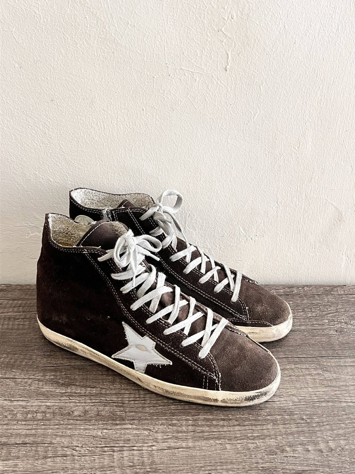 Golden Goose GOLDEN GOOSE FRANCY SUEDE SNEAKERS Size US 8 / EU 41 - 3 Thumbnail