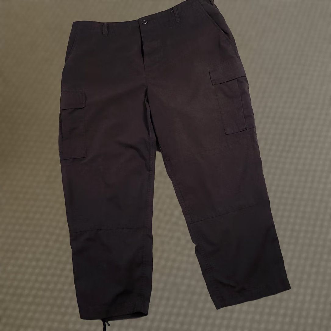 Vintage Galls Straight Leg Ripstop Cargo Pants Mems XL Regular Black Workwear Tactical Mens XL Black Cargo Pants Size US 36 / EU 52 - 1 Thumbnail