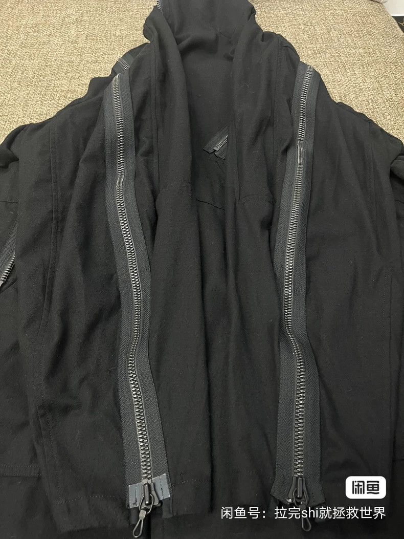 Julius julius Multi-zipper extra-long draping trench coat 2504-Ne Size US S / EU 44-46 / 1 - 4 Thumbnail