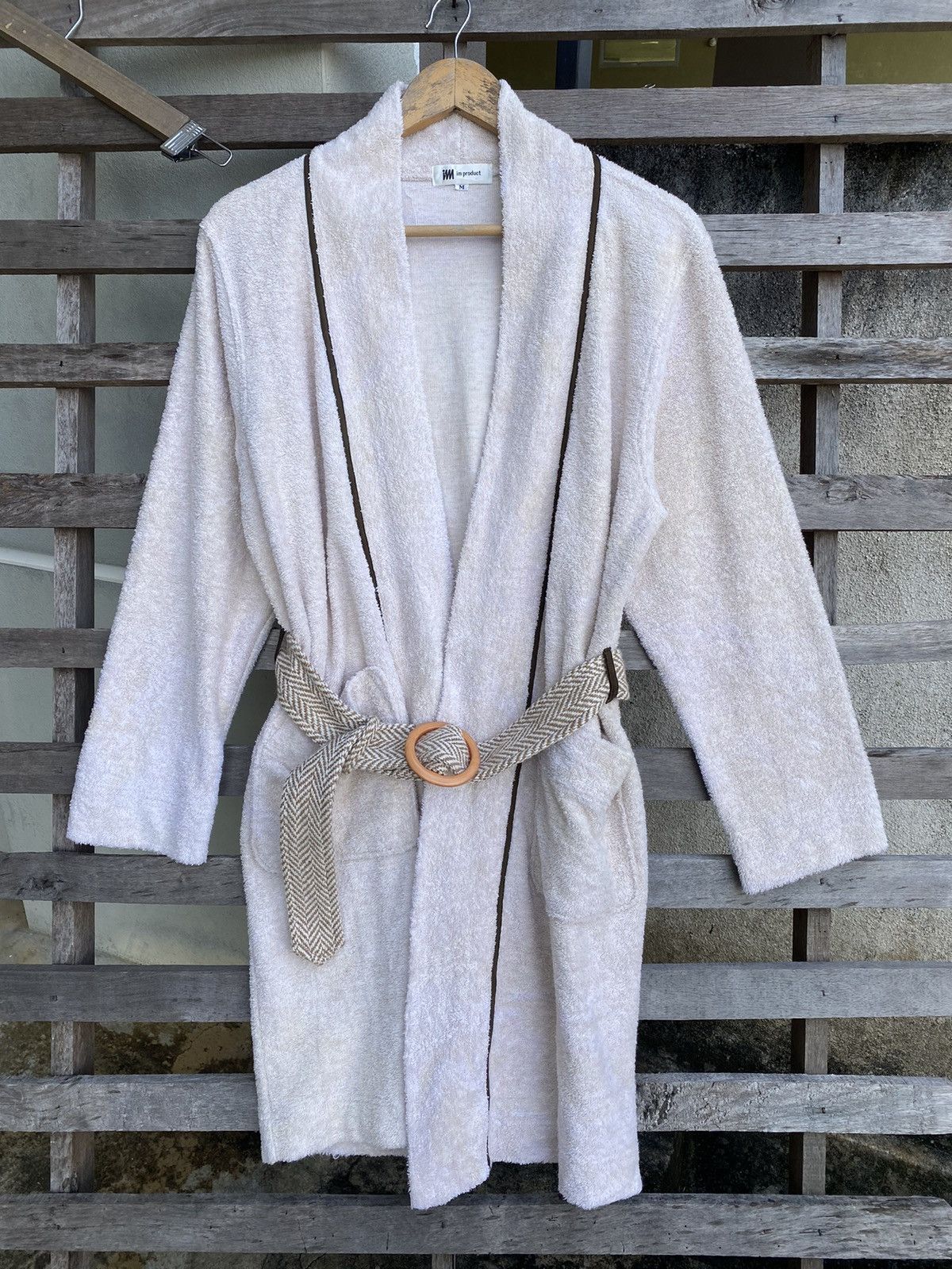 Vintage Issey Miyake IM Product Spaces Occasions Textured Bathrobe Size US L / EU 52-54 / 3 - 10 Thumbnail