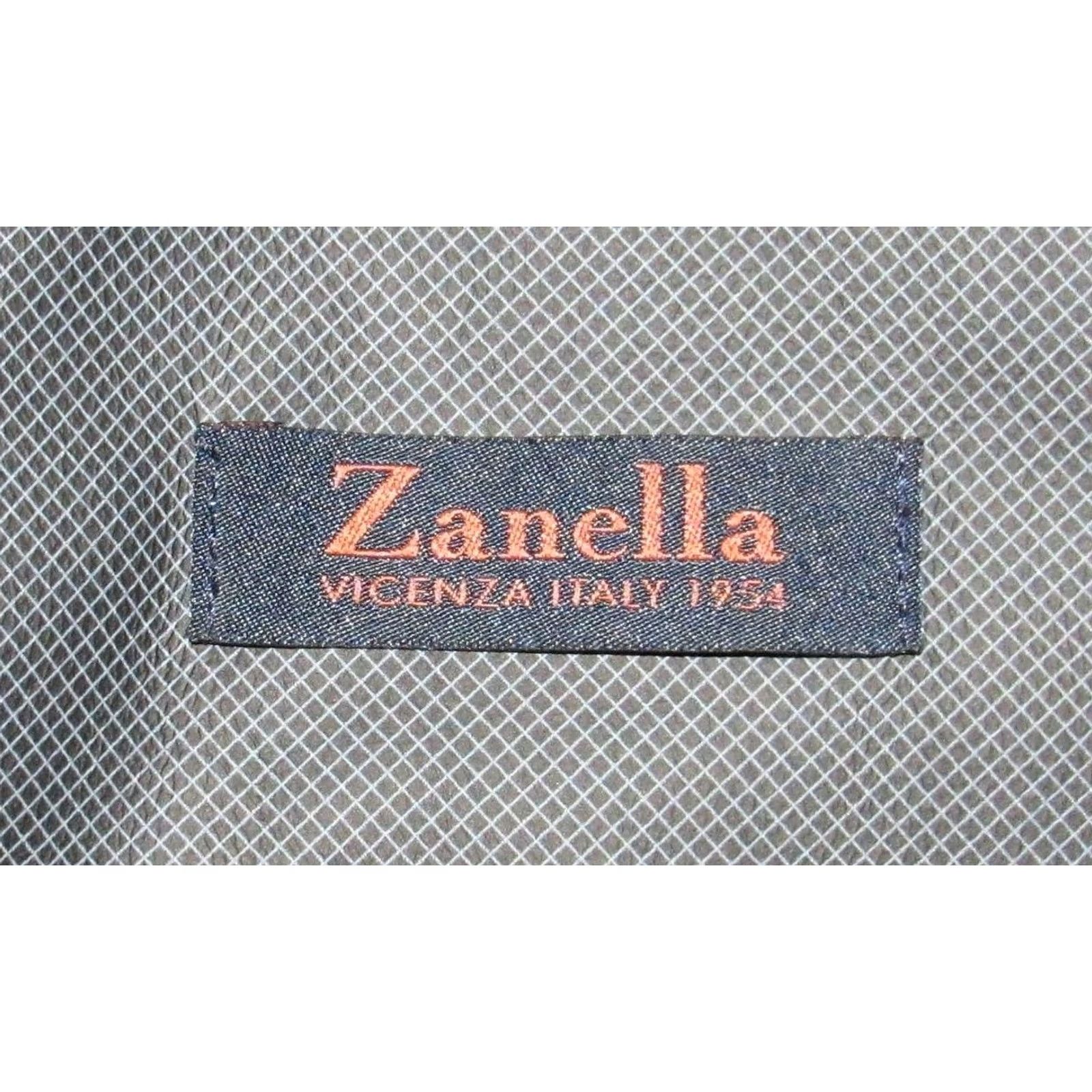 Zanella ZANELLA Navy Blue Polyester Rain Coat Jacket Made In Italy XL Mens Jacket XL Navy Blue Polyester Rain Coat Zanella XL Mens Size US XL / EU 56 / 4 - 6 Thumbnail