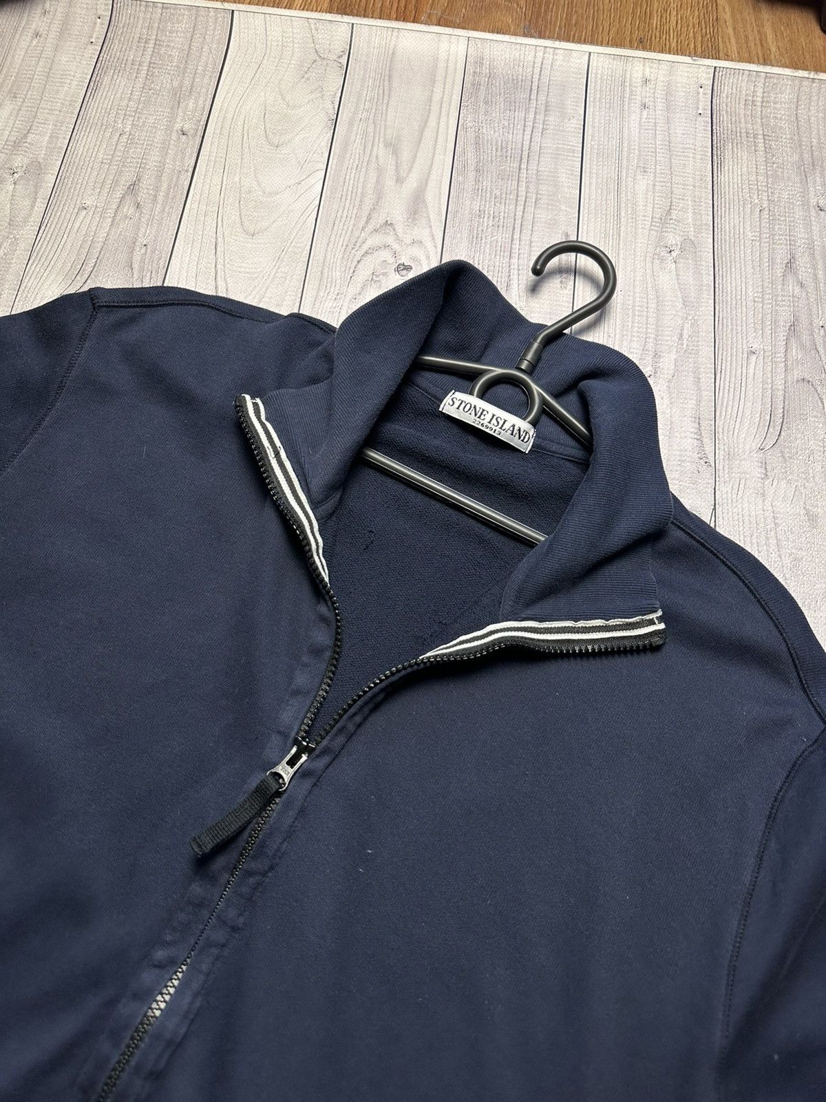 Stone Island × Vintage Vintage Stone Island zip sweatshirt size XXL Size US XXL / EU 58 / 5 - 5 Thumbnail
