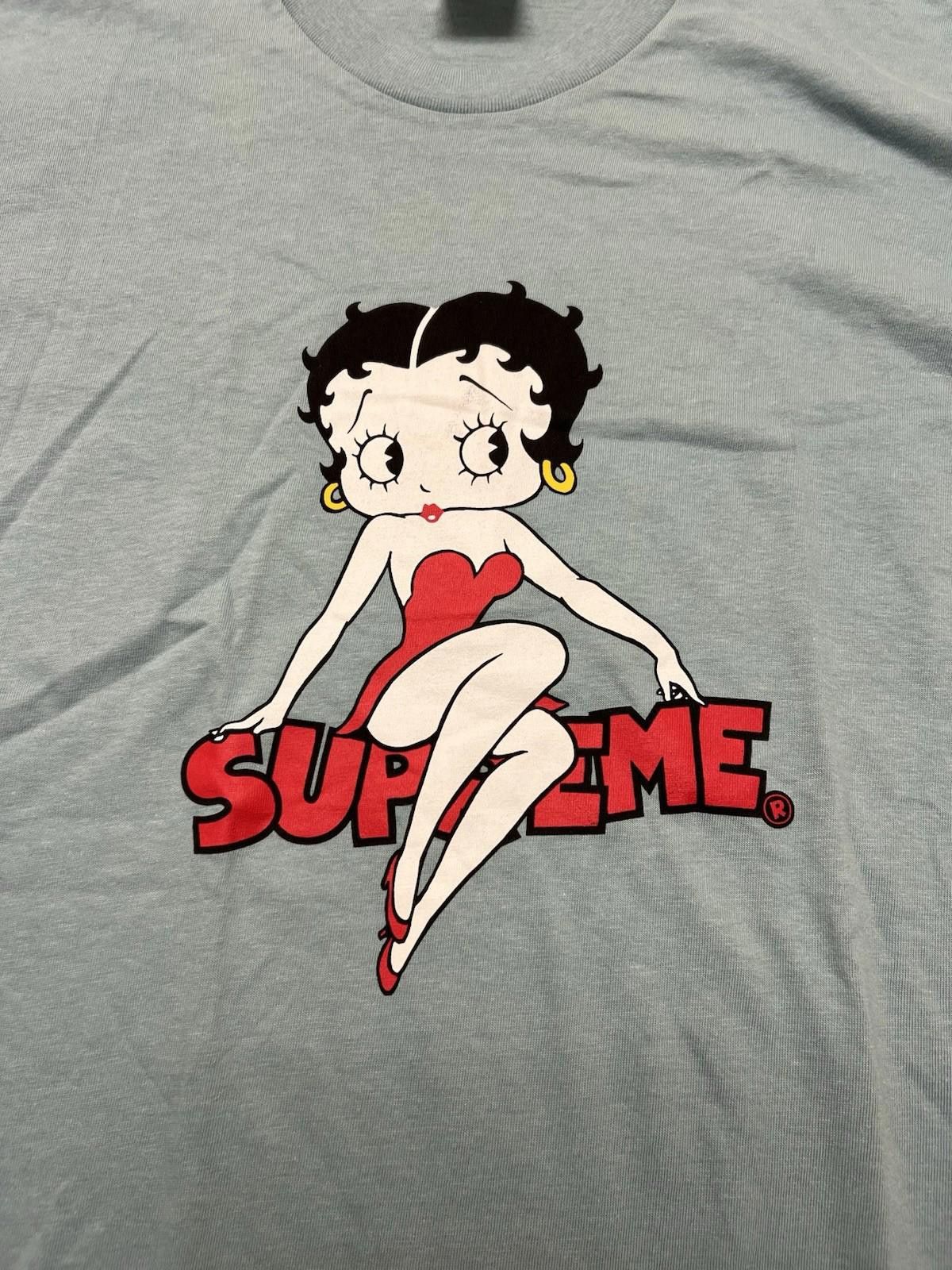 Supreme SS16 SUPREME Berry Boop Tee Teal L Large Size US L / EU 52-54 / 3 - 6 Thumbnail