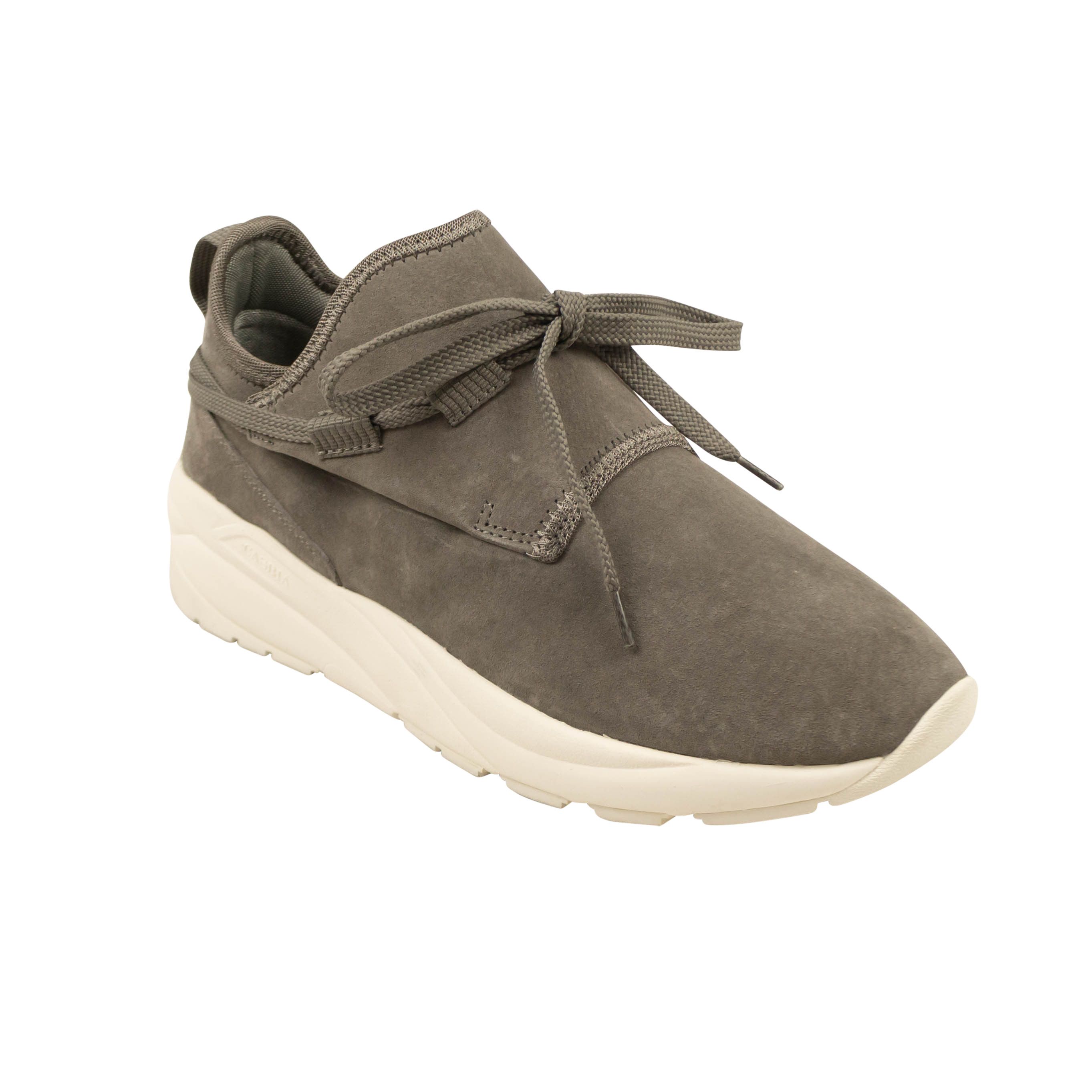 image of Casbia Grey Suede William Rbt Sneaker Size 12/45, Men's