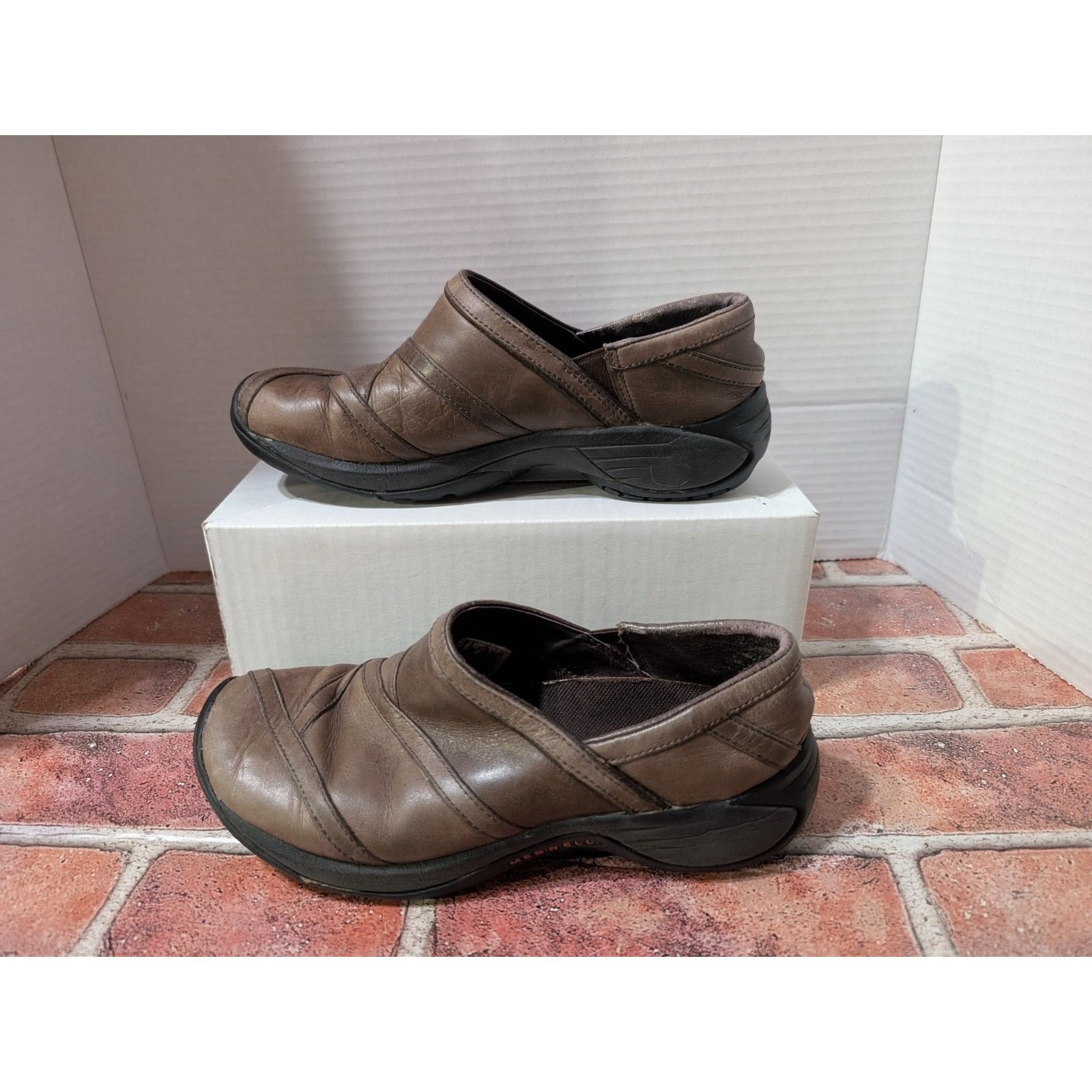 Merrell MERRELL Encore Eclipse 2 Sz 8 Leather Slip-On Loafers Womens Size US 8 / IT 38 - 5 Thumbnail