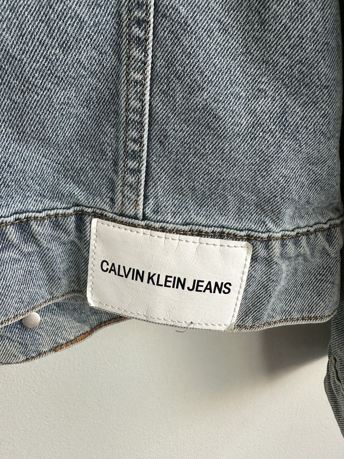 Calvin Klein Vintage Calvin Klein white tag Denim Jacket Size US S / EU 44-46 / 1 - 3 Thumbnail