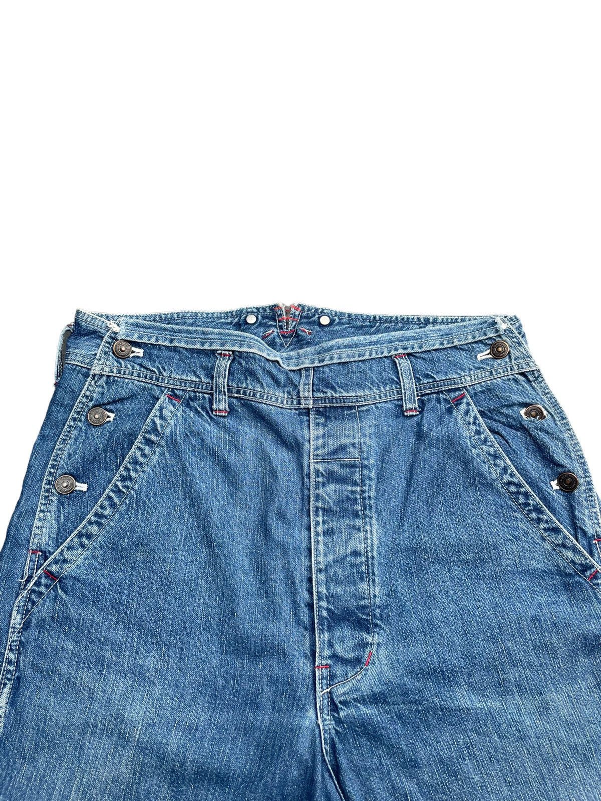 Japanese Brand Vintage Mens Batsu Denim Size US 34 / EU 50 - 6 Thumbnail