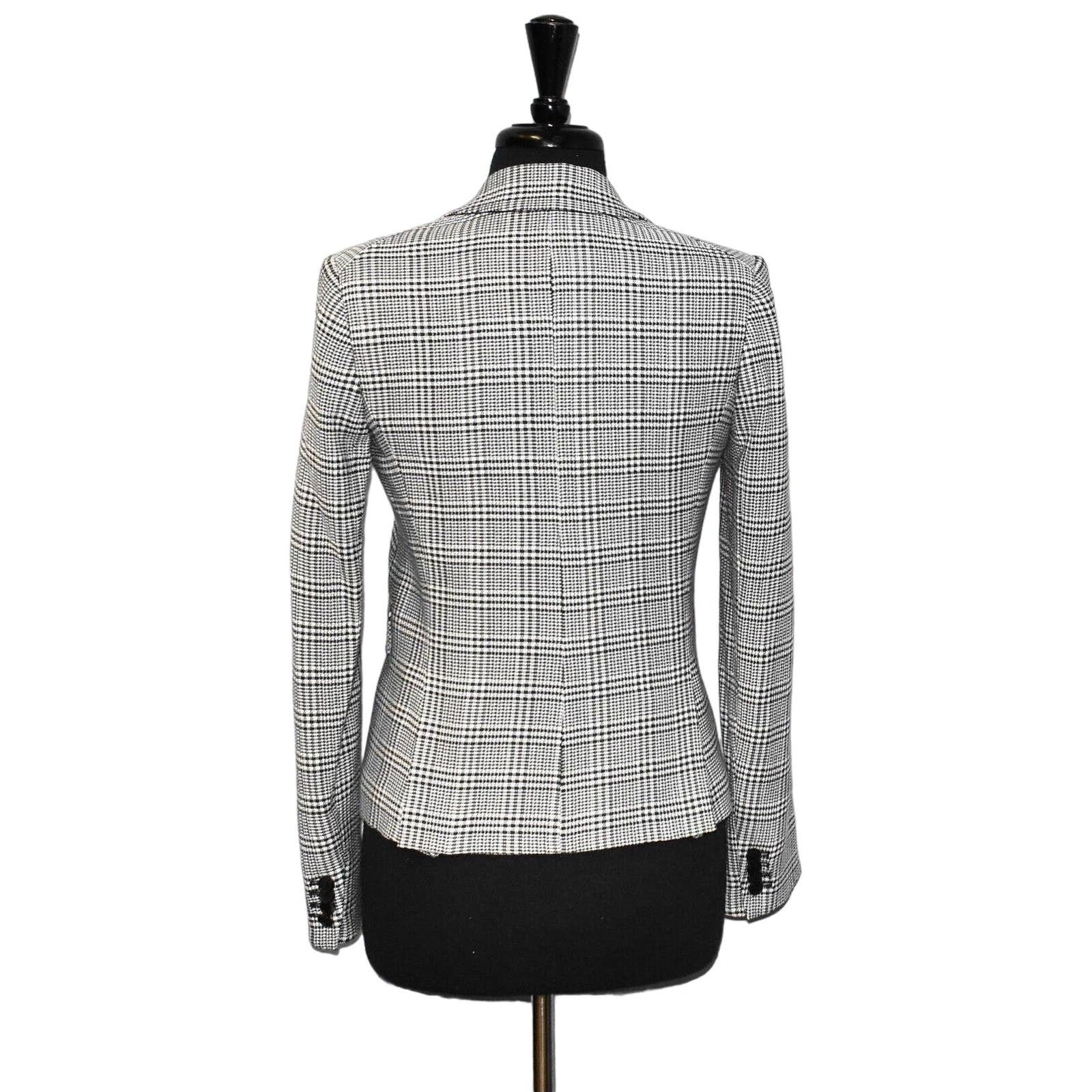Veronica Beard B0 NEW VERONICA BEARD Plaid Single Button Jacket Blazer Sz 2 Size XS / US 0-2 / IT 36-38 - 3 Thumbnail