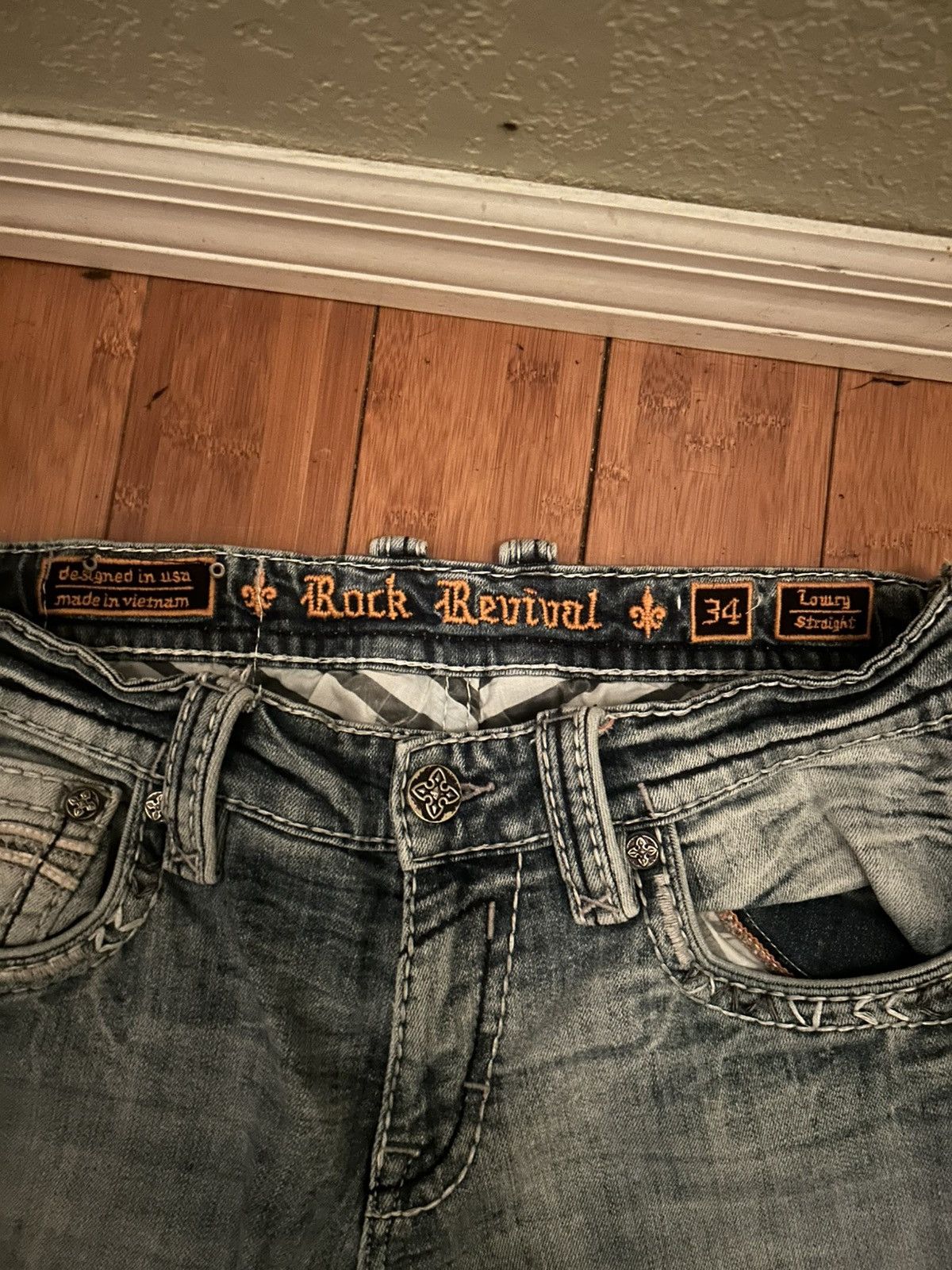 Rock Revival rock revival jeans Size US 34 / EU 50 - 4 Thumbnail