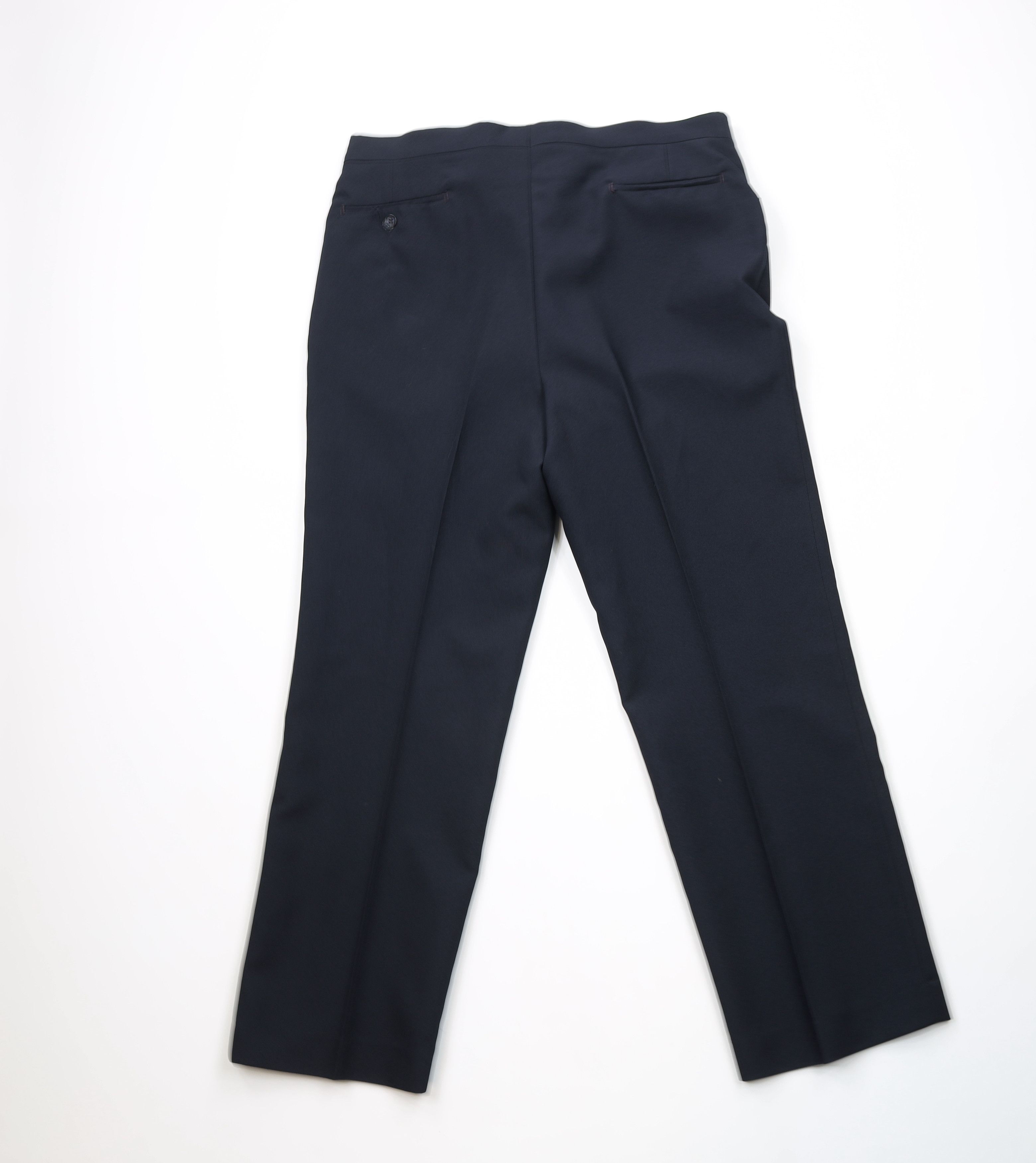 Vintage Vintage 70s Streetwear Knit Flared Wide Leg Chino Pants Blue Size US 38 / EU 54 - 11 Thumbnail