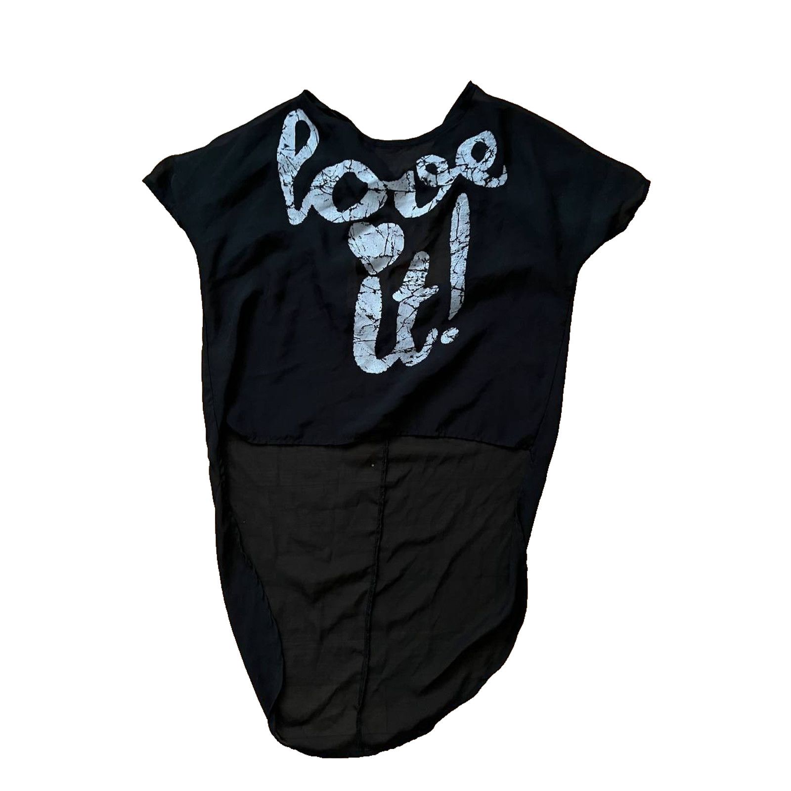 & Other Stories Tauch me Woman blouse Satin-w/ LOVE IT Print A002046 Size S / US 4 / IT 40 - 1 Thumbnail