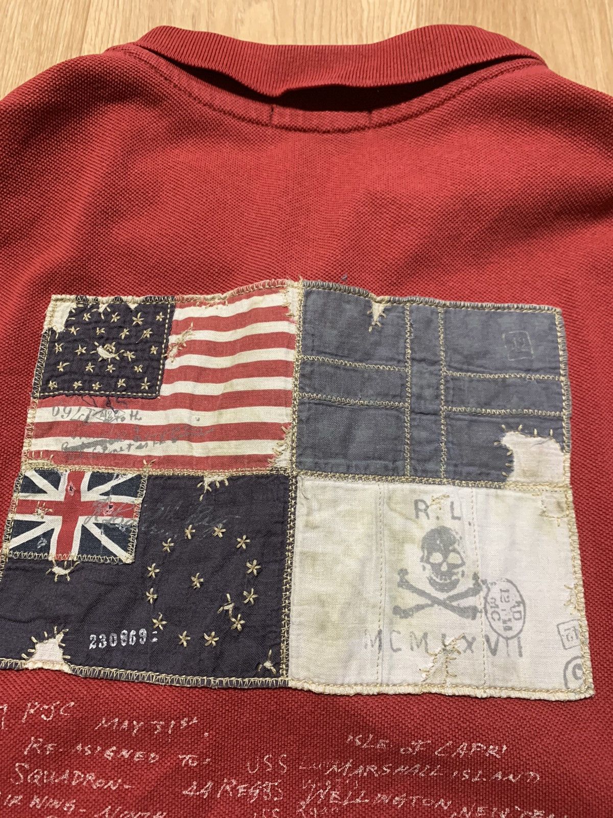 Japanese Brand Vintage Polo Jeans Company Ralph Lauren Flag Polo Size US XL / EU 56 / 4 - 6 Thumbnail