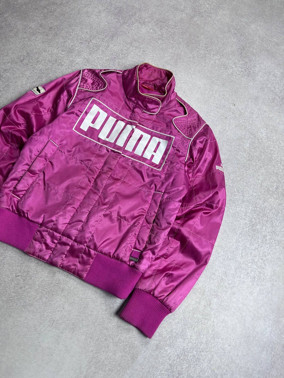 Puma Vintage 90s Puma Racing Moto Y2K Nascar Jacket XS Size XS / US 0-2 / IT 36-38 - 2 Thumbnail
