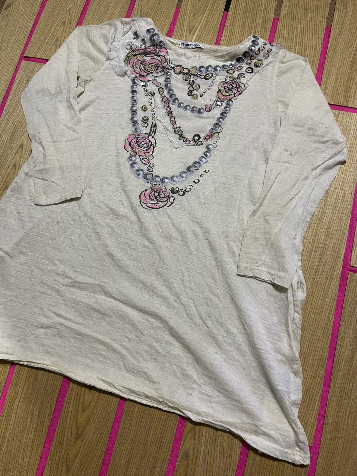 Issey Miyake TSUMORI CHISATO long sleeve tshirt Size L / US 10 / IT 46 - 2 Thumbnail