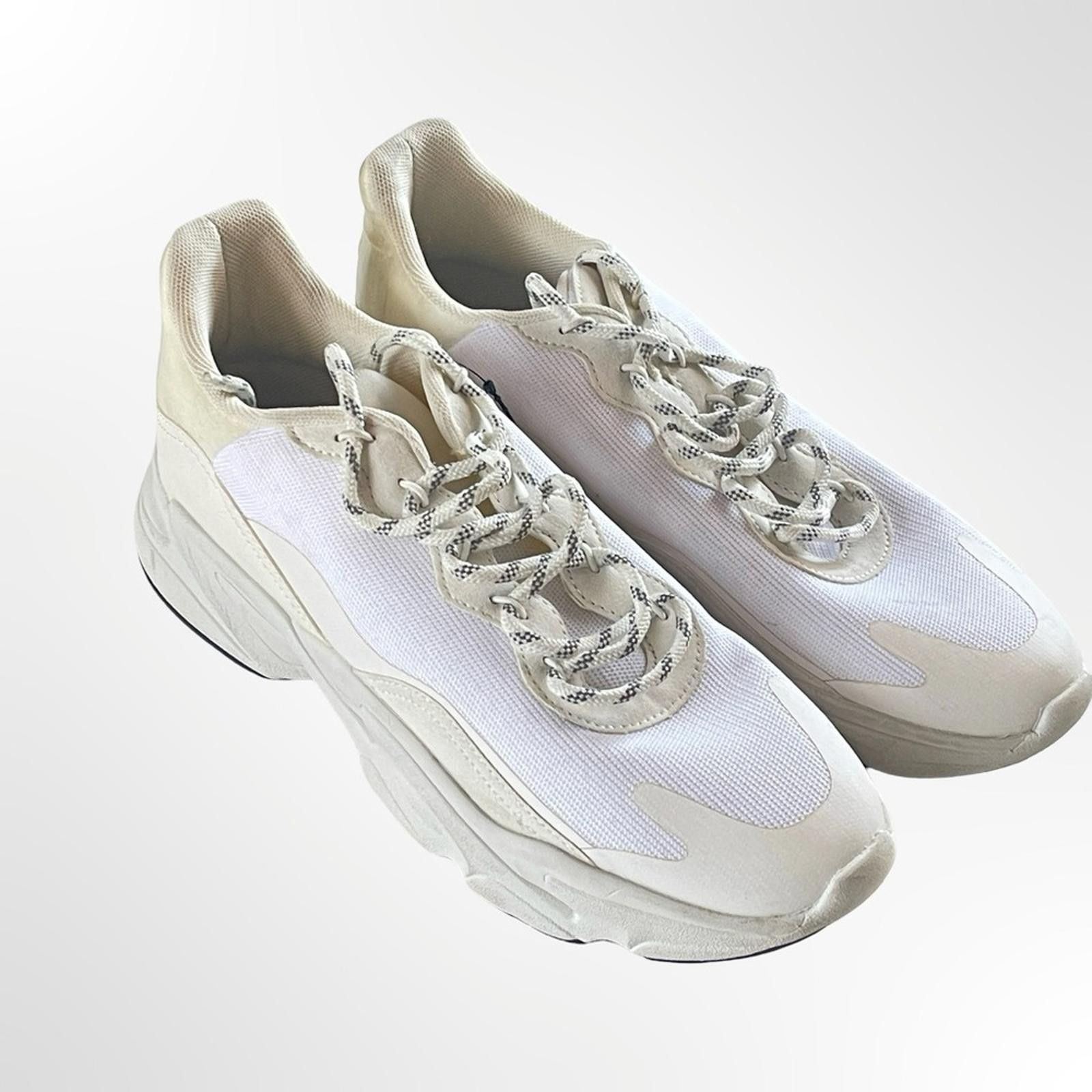 H&M H&M White & Cream Chunky Knit Sneakers in size 41 Size US 8 / EU 41 - 1 Thumbnail